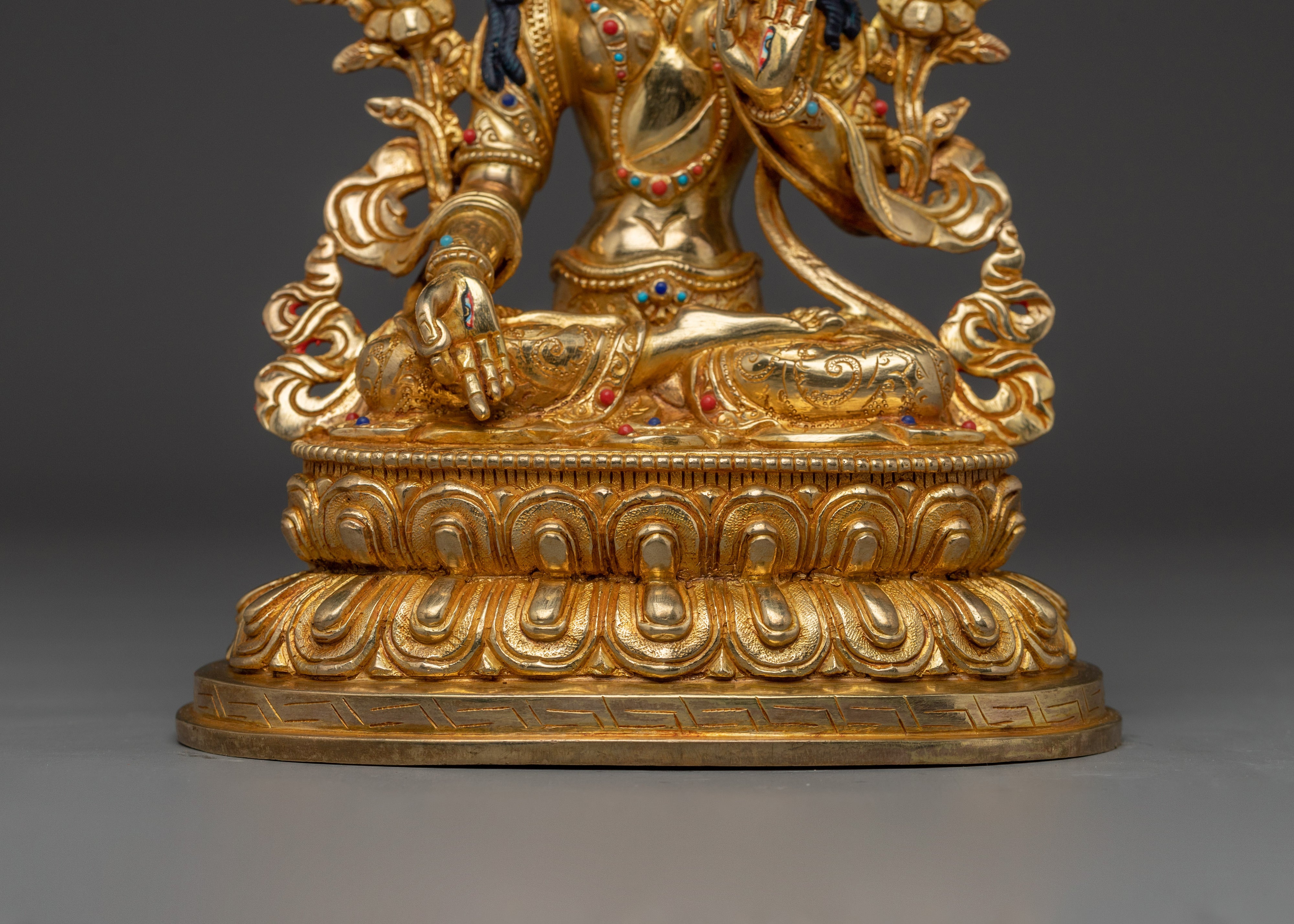 White Tara Decor Statue | Sita Tara - Tibetan Healing Deity