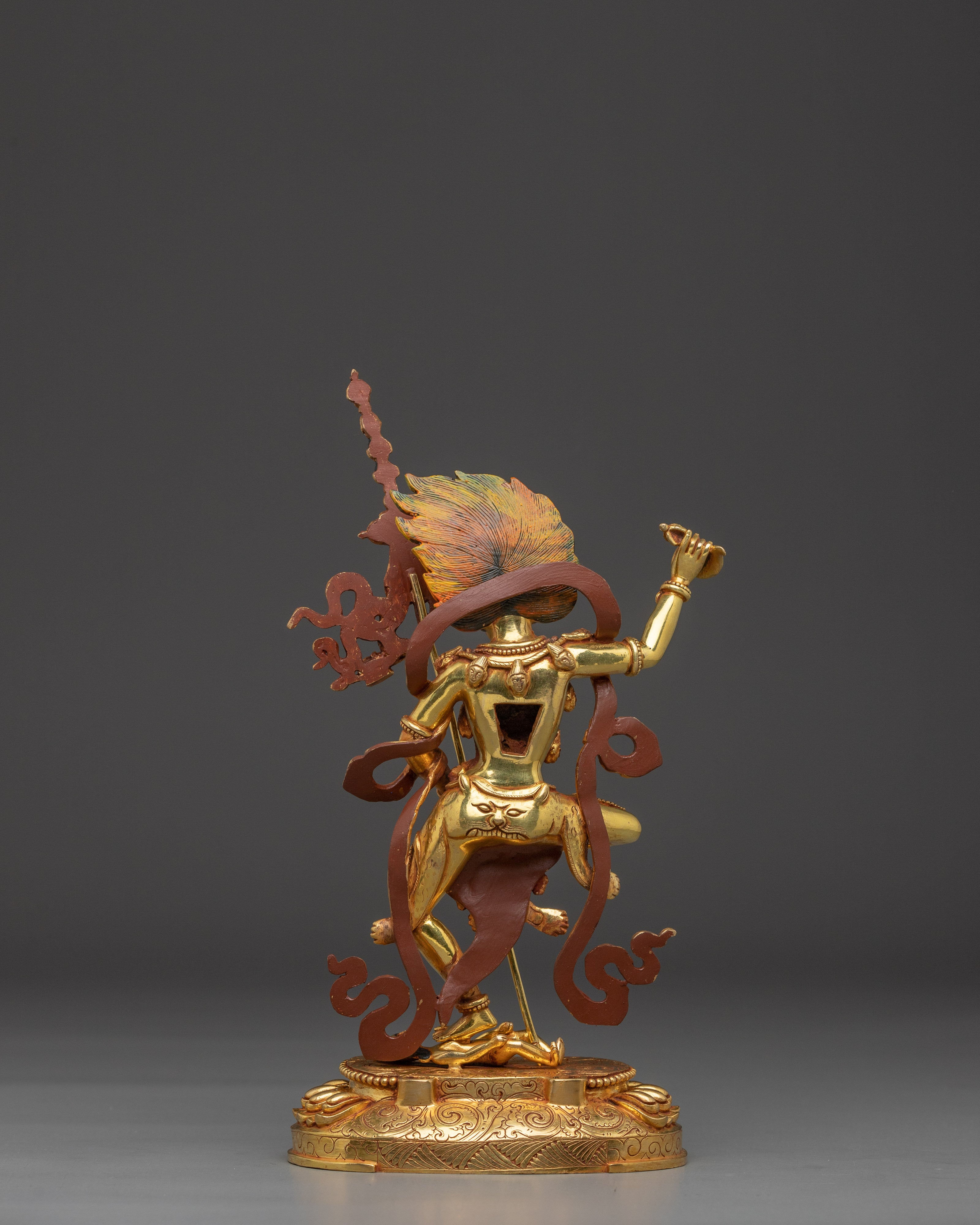 Dharma Protector Simhamukha Statue | Handcrafted Sculpture