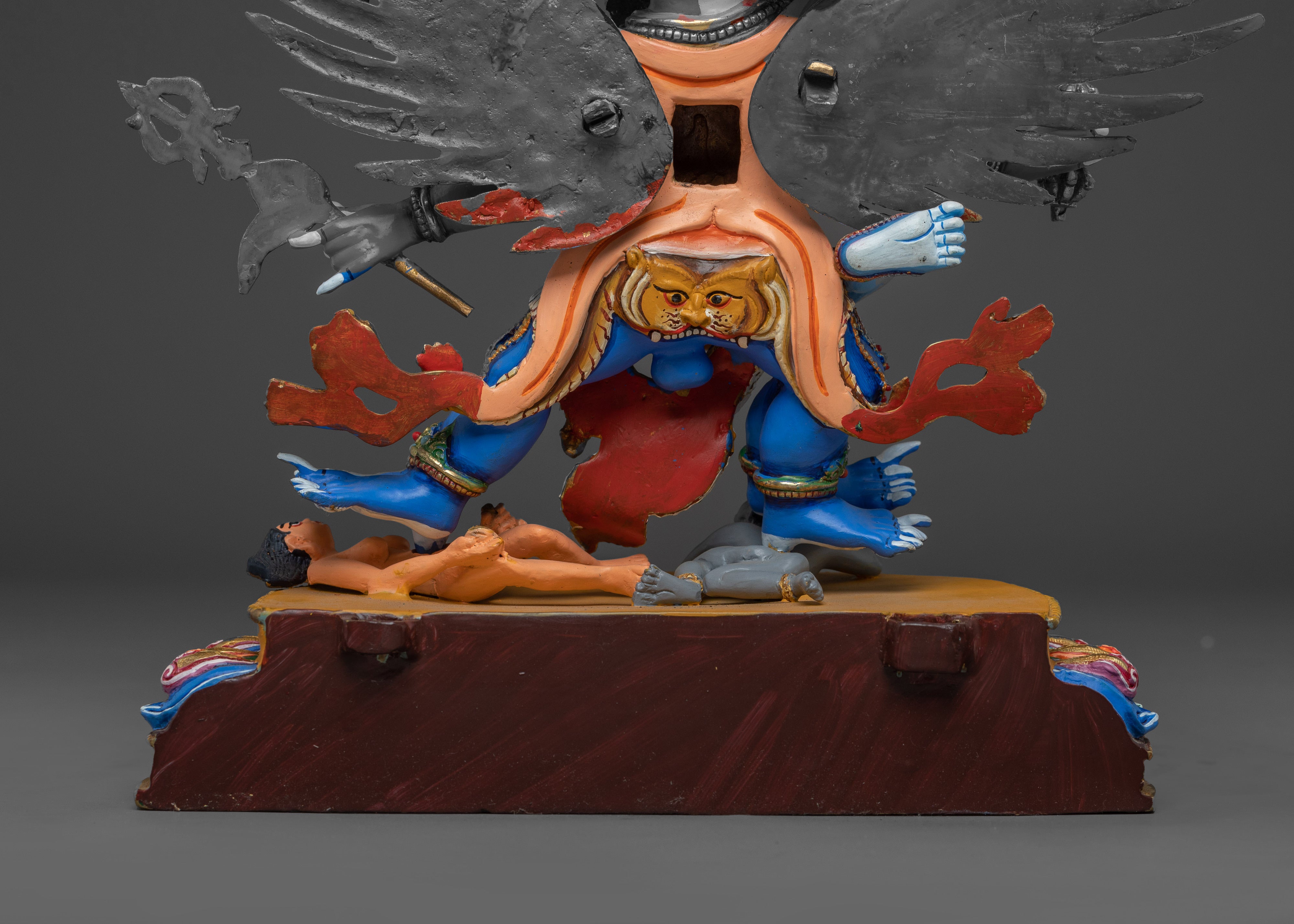 Tantric Protector Vajrakilaya Statue | Wrathful Protector