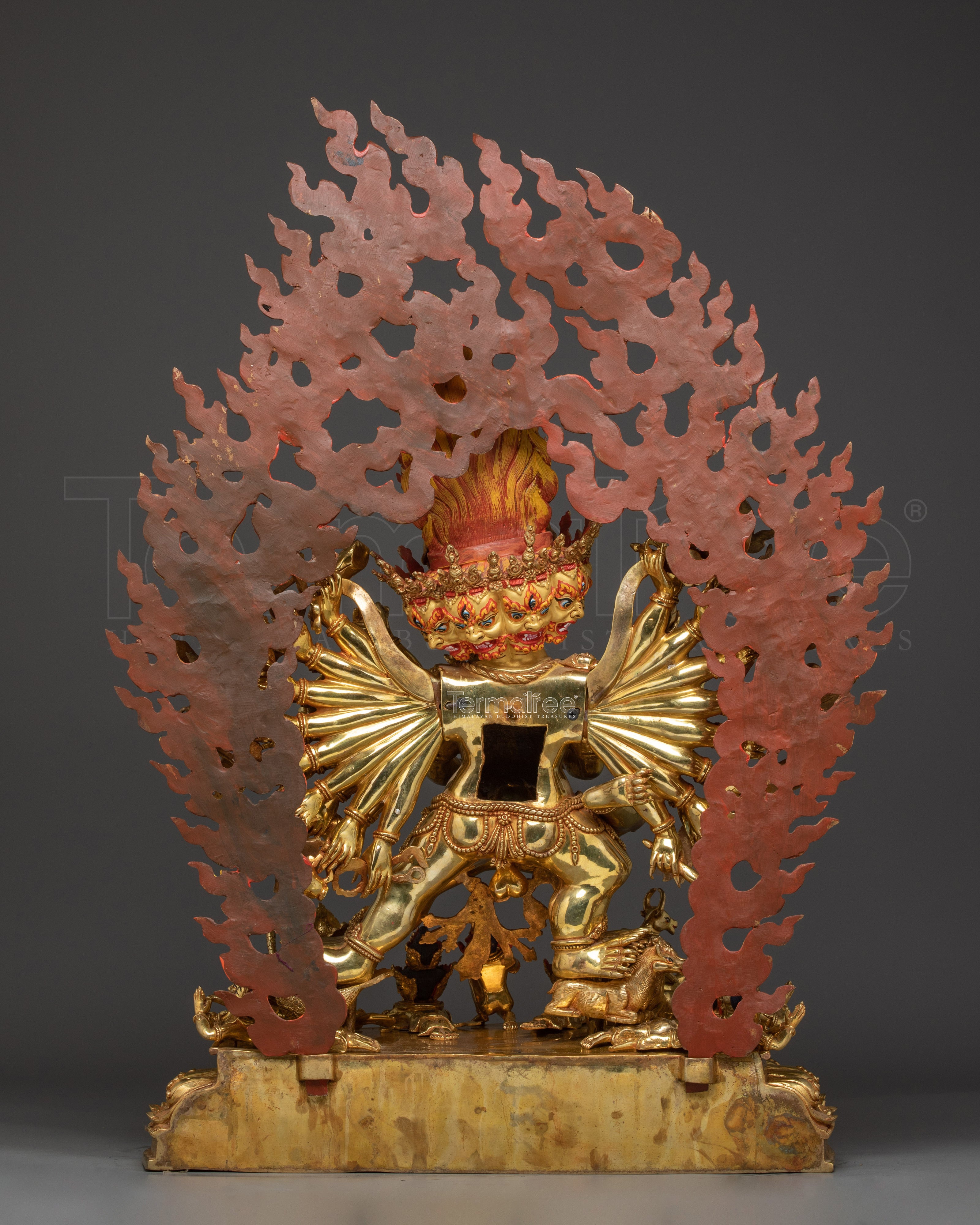 Vajrayana Ritual Artwork of Yamantaka | Tibetan Wrathful Dharma Protector