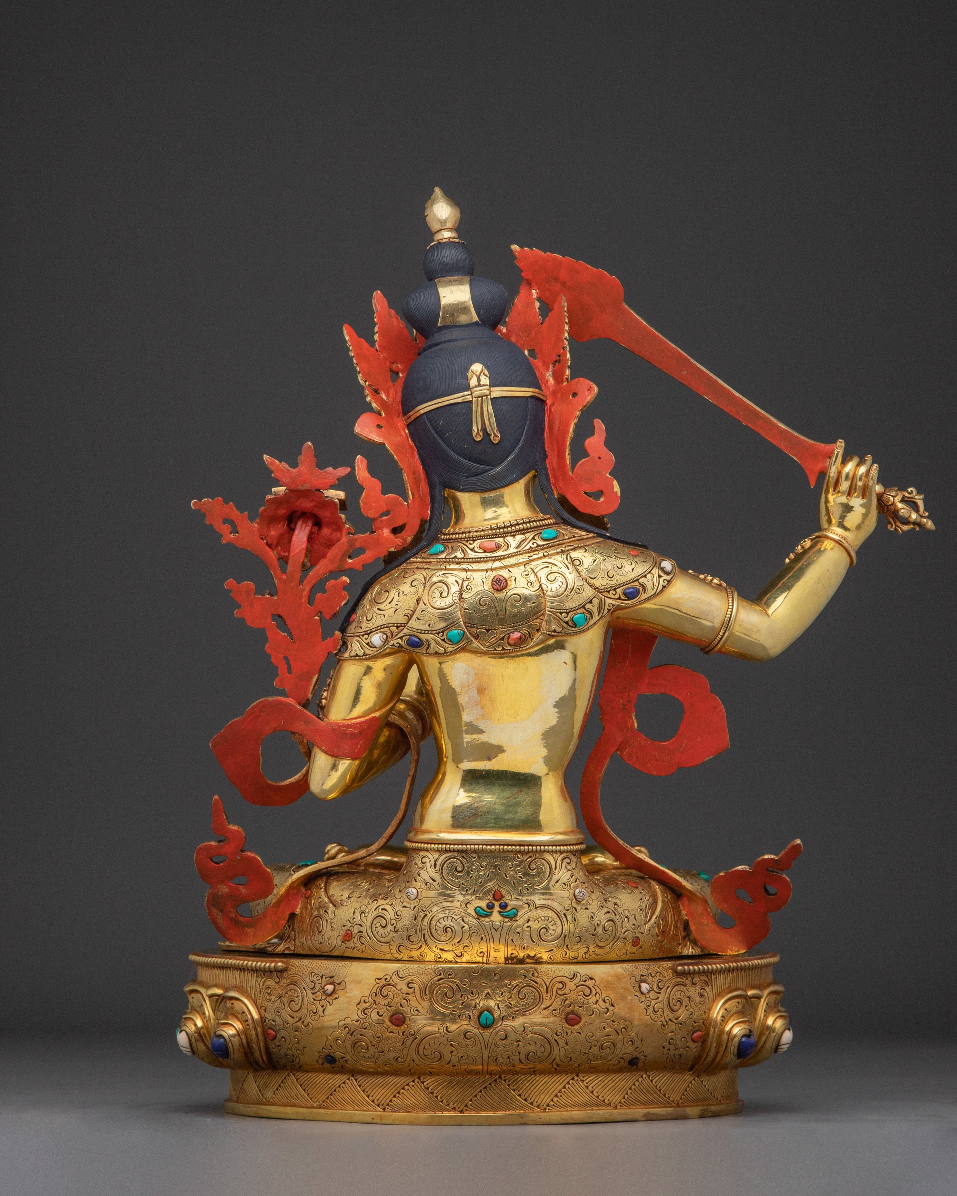 Handmade Supreme Wisdom Manjushri Art | Wisdom Bodhisattva Statue