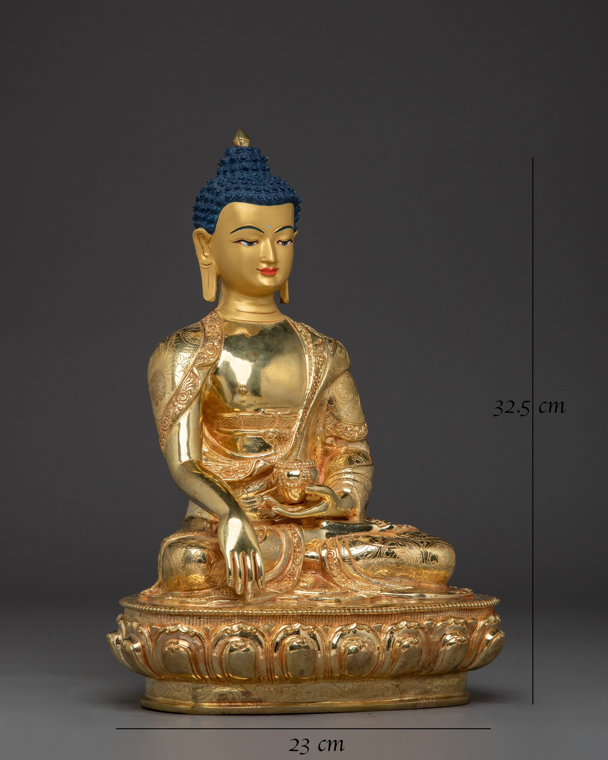 Buda Real Golden Historical Buddha Gautama Artwork | Embodiment of Wisdom