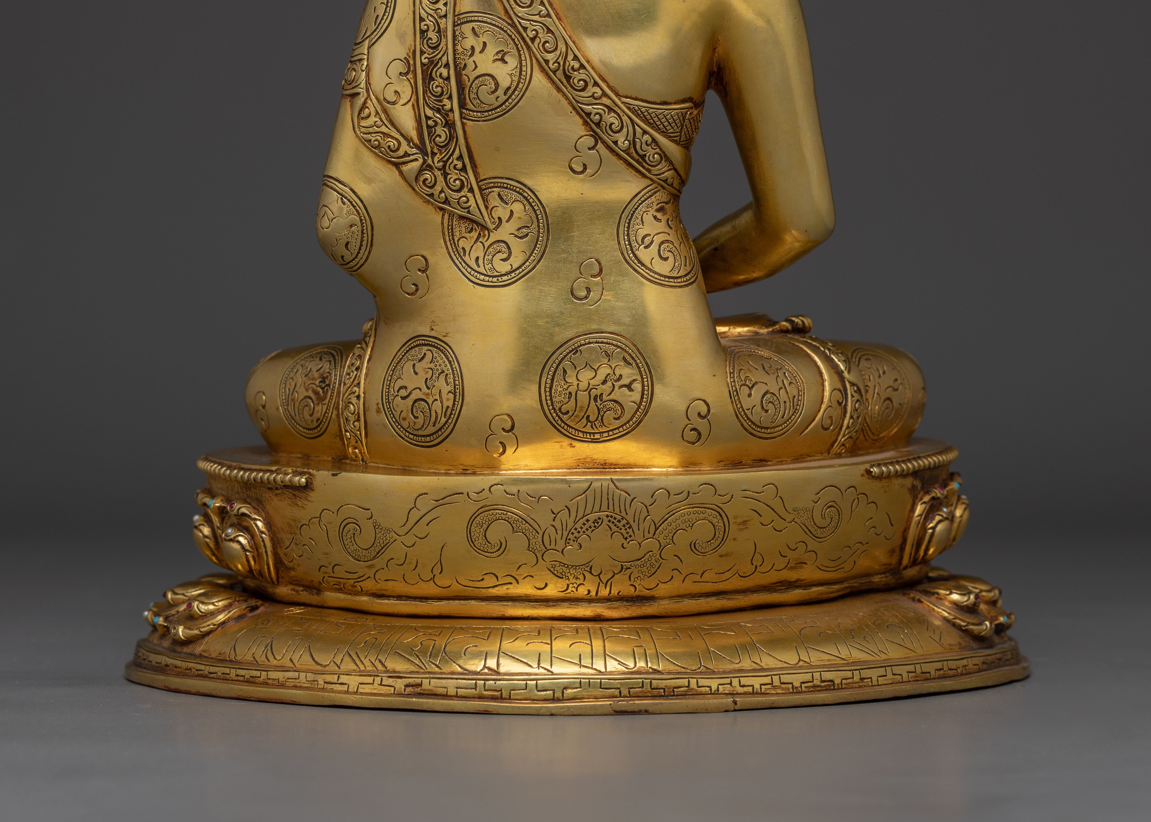 Sukhavati Ruler Amitabha Buddha Sculpture | Altar Decor for Meditation