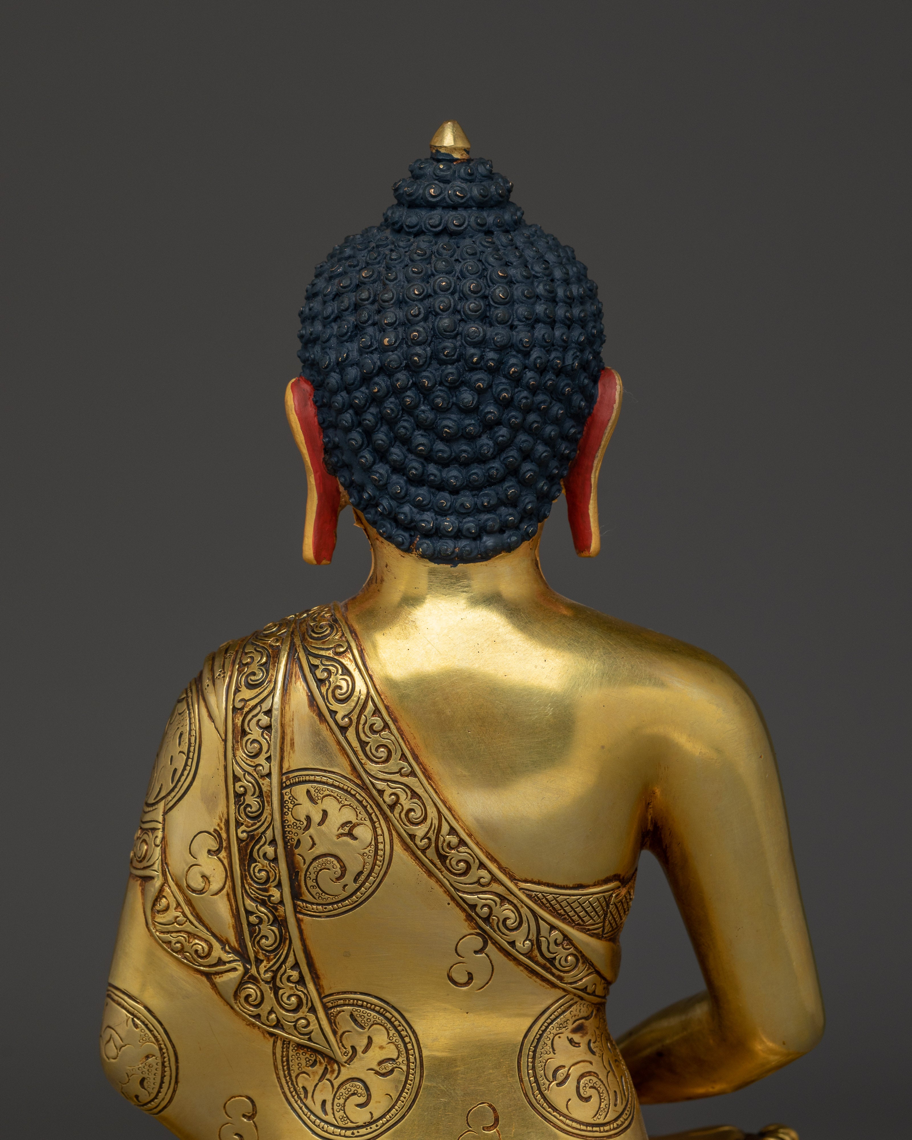 Sukhavati Ruler Amitabha Buddha Sculpture | Altar Decor for Meditation