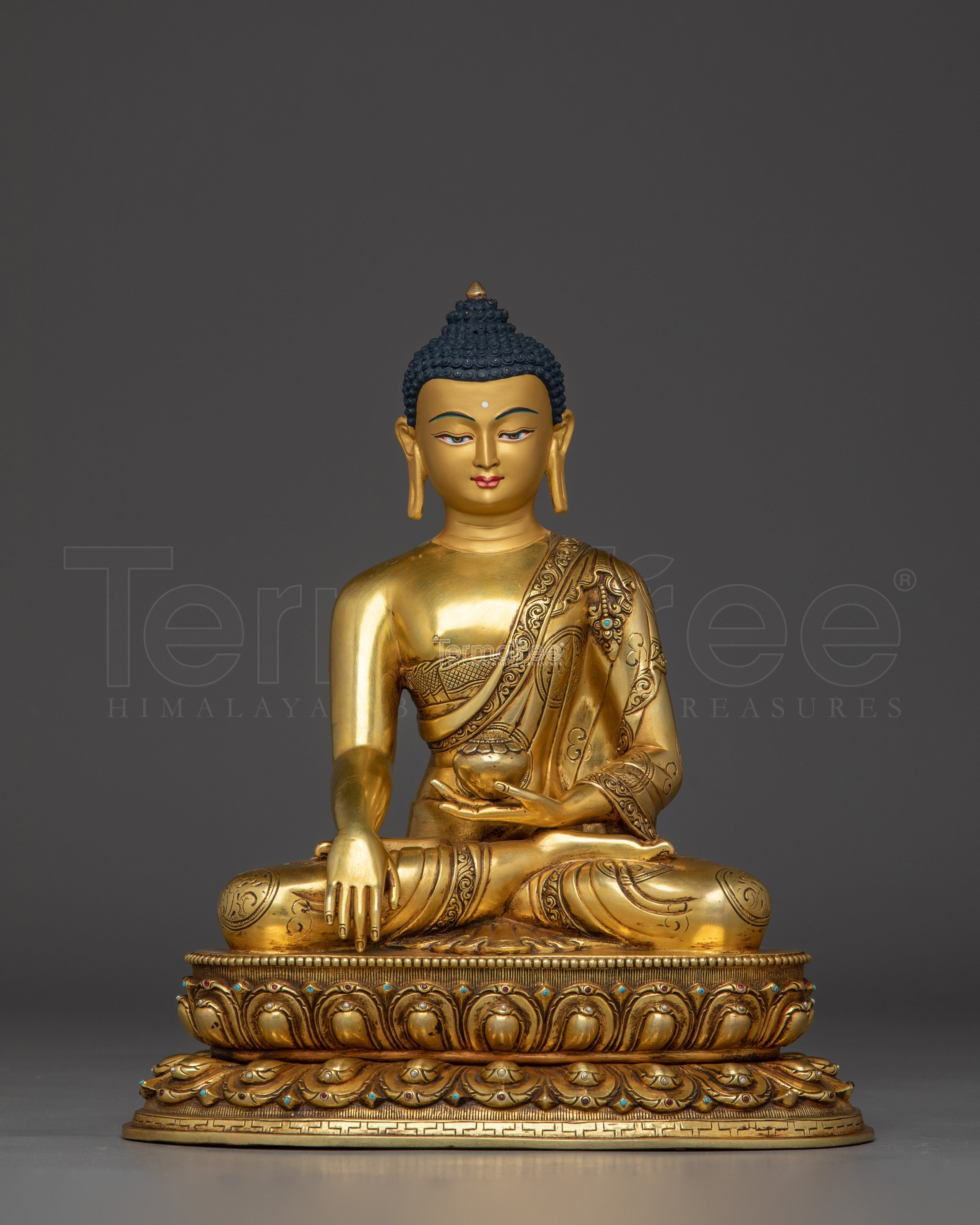 11 Inch Tibetan Shakyamuni Buddha Artwork | Enlightened One
