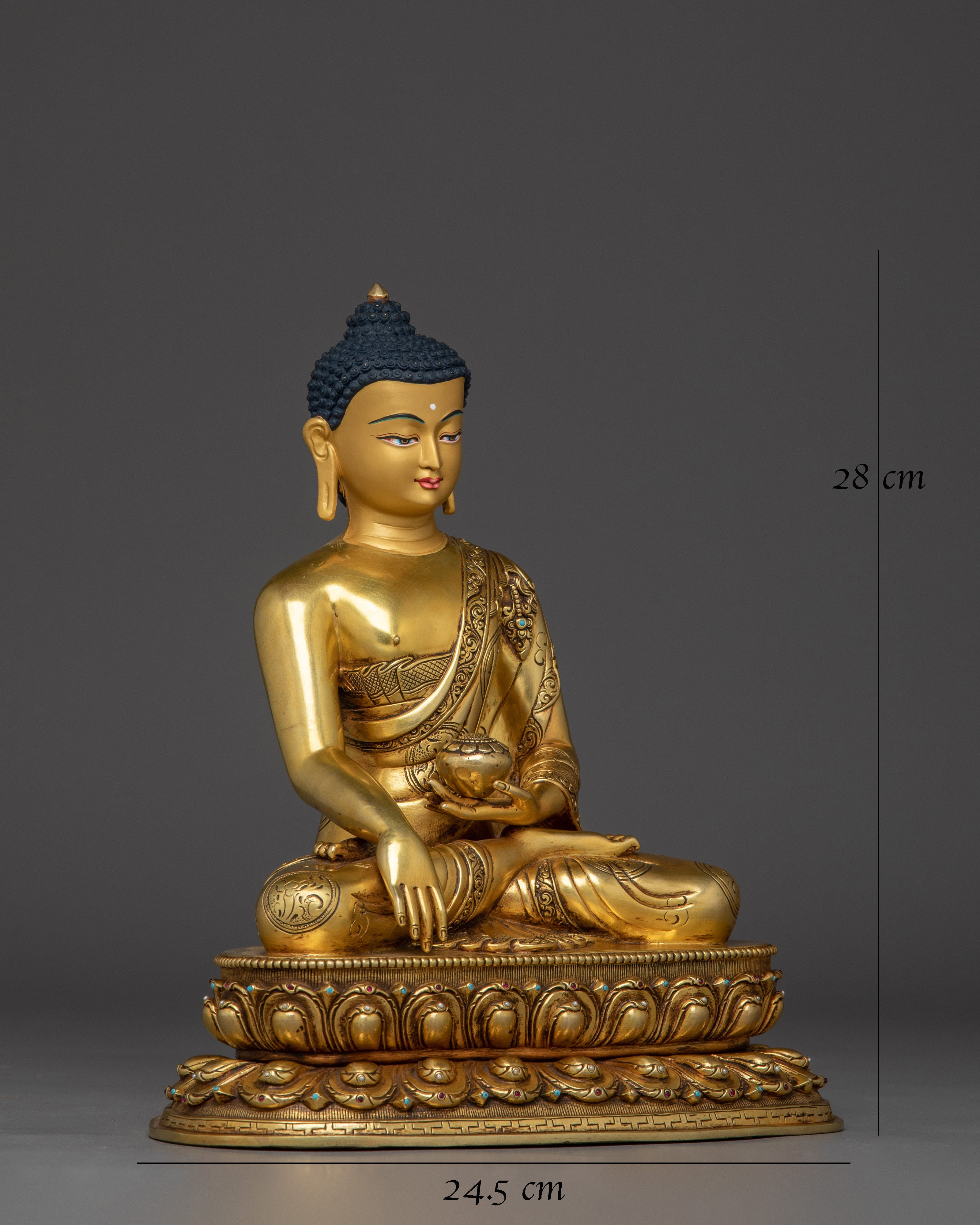 11 Inch Tibetan Shakyamuni Buddha Artwork