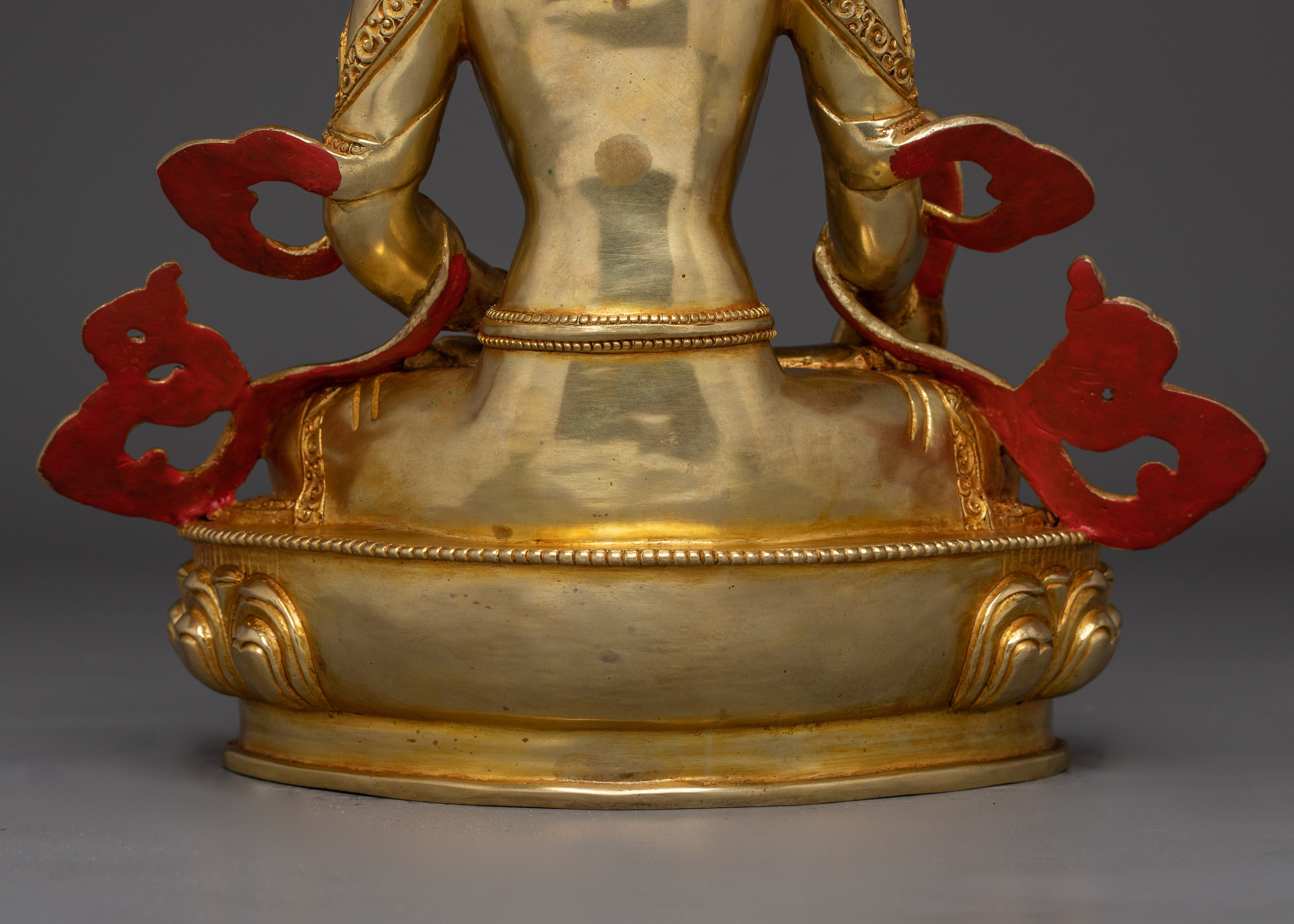 Enlightenment Symbol of Ksitigarbha Statue |  Buddhist Guardian Deity Sculpture