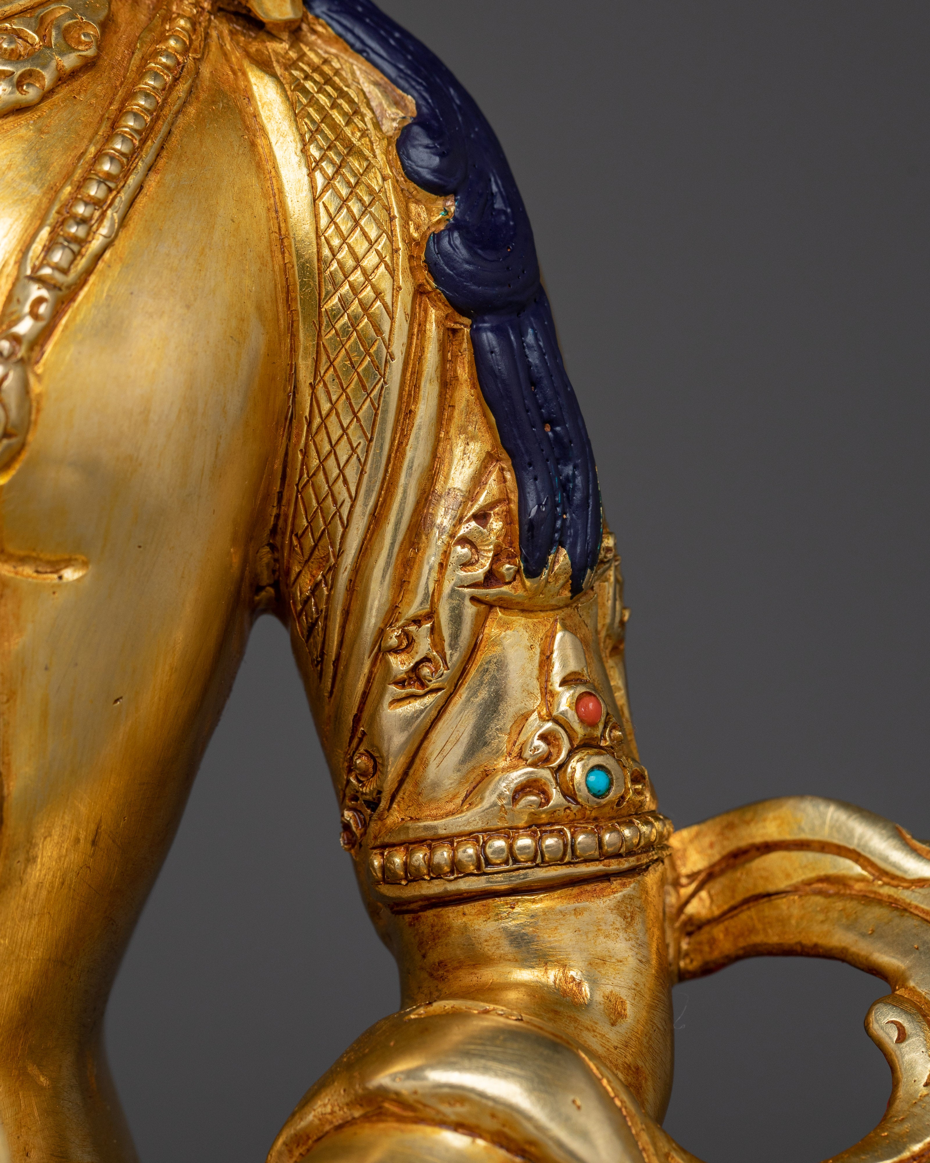 Enlightenment Symbol of Ksitigarbha Statue |  Buddhist Guardian Deity Sculpture