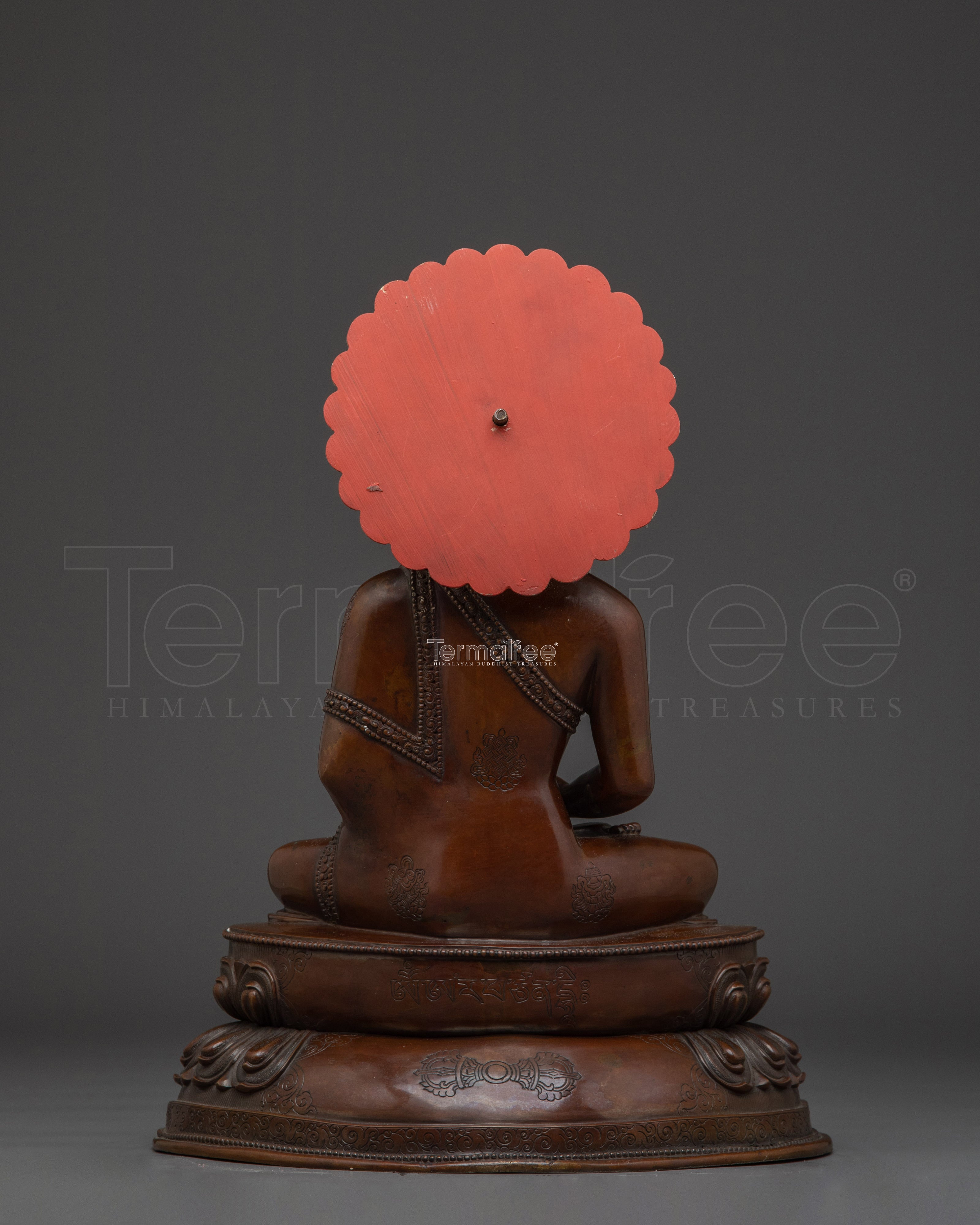 Elegant Copper Amitabha Buddha Statue | TIbetan Spiritual Meditation Decor