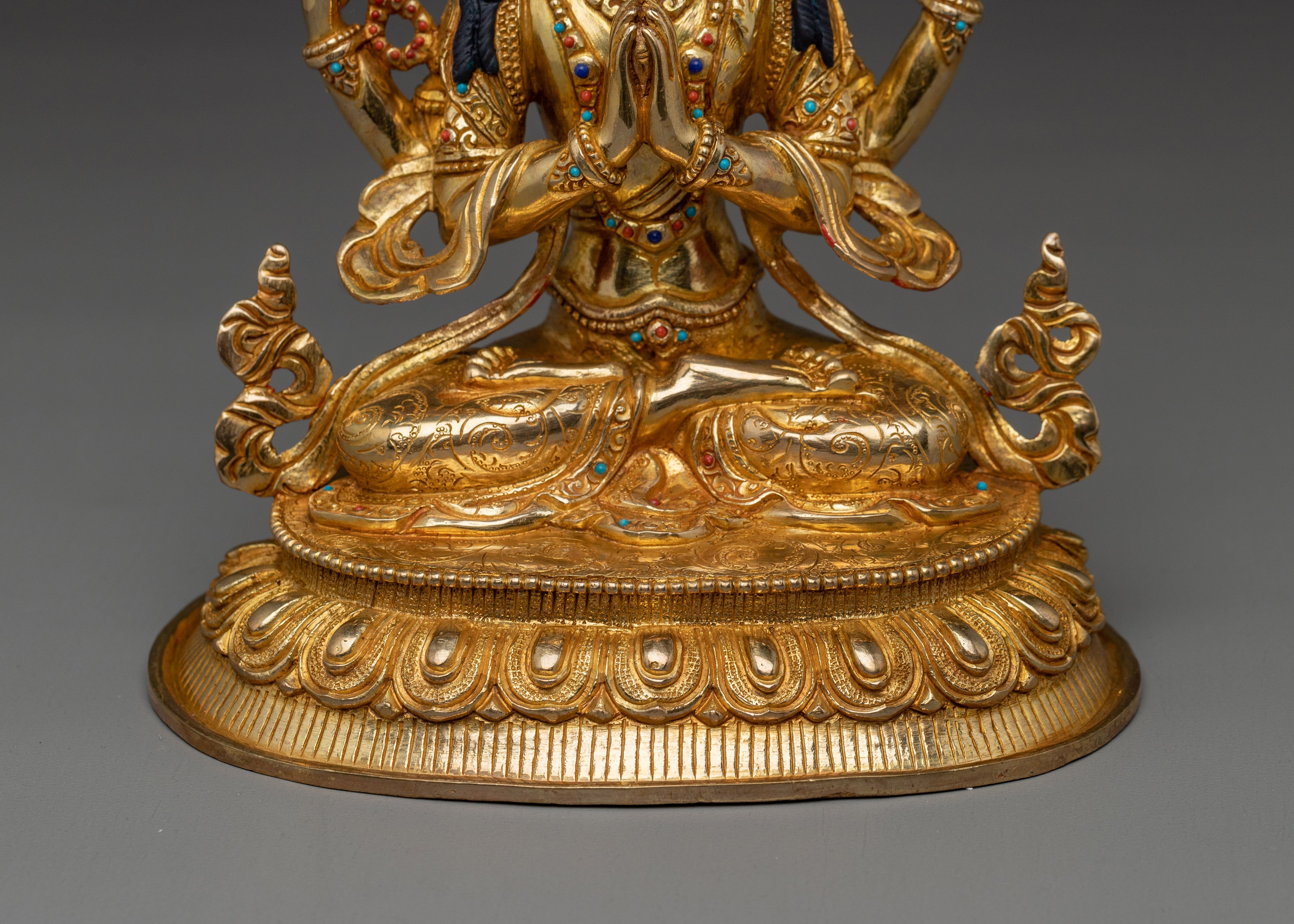Chenrezig The Bodhisattva |  Altar Decor from Nepal