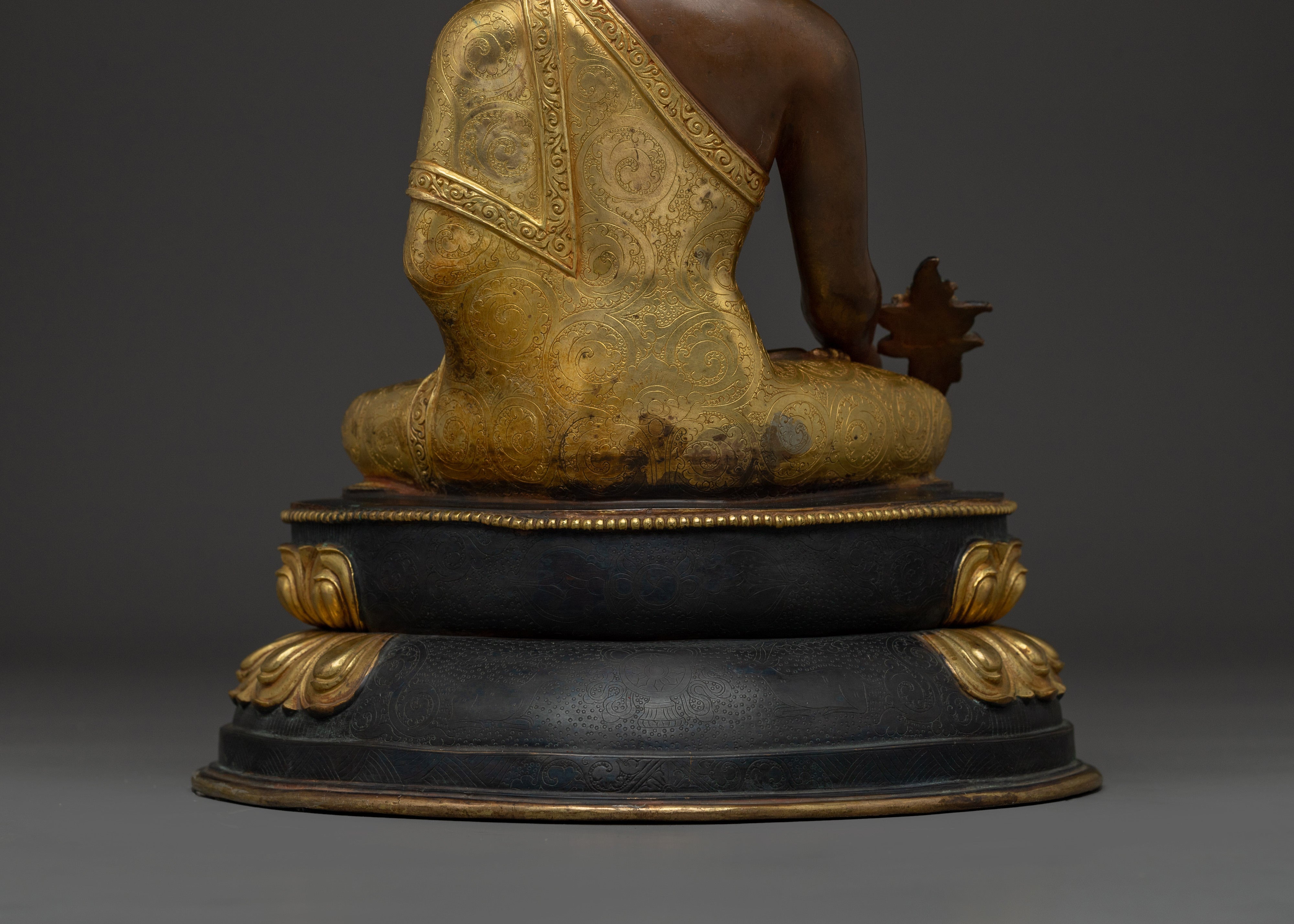 Medicine Buddha Spiritual Decoration | Bhaisajyaguru Sculpture