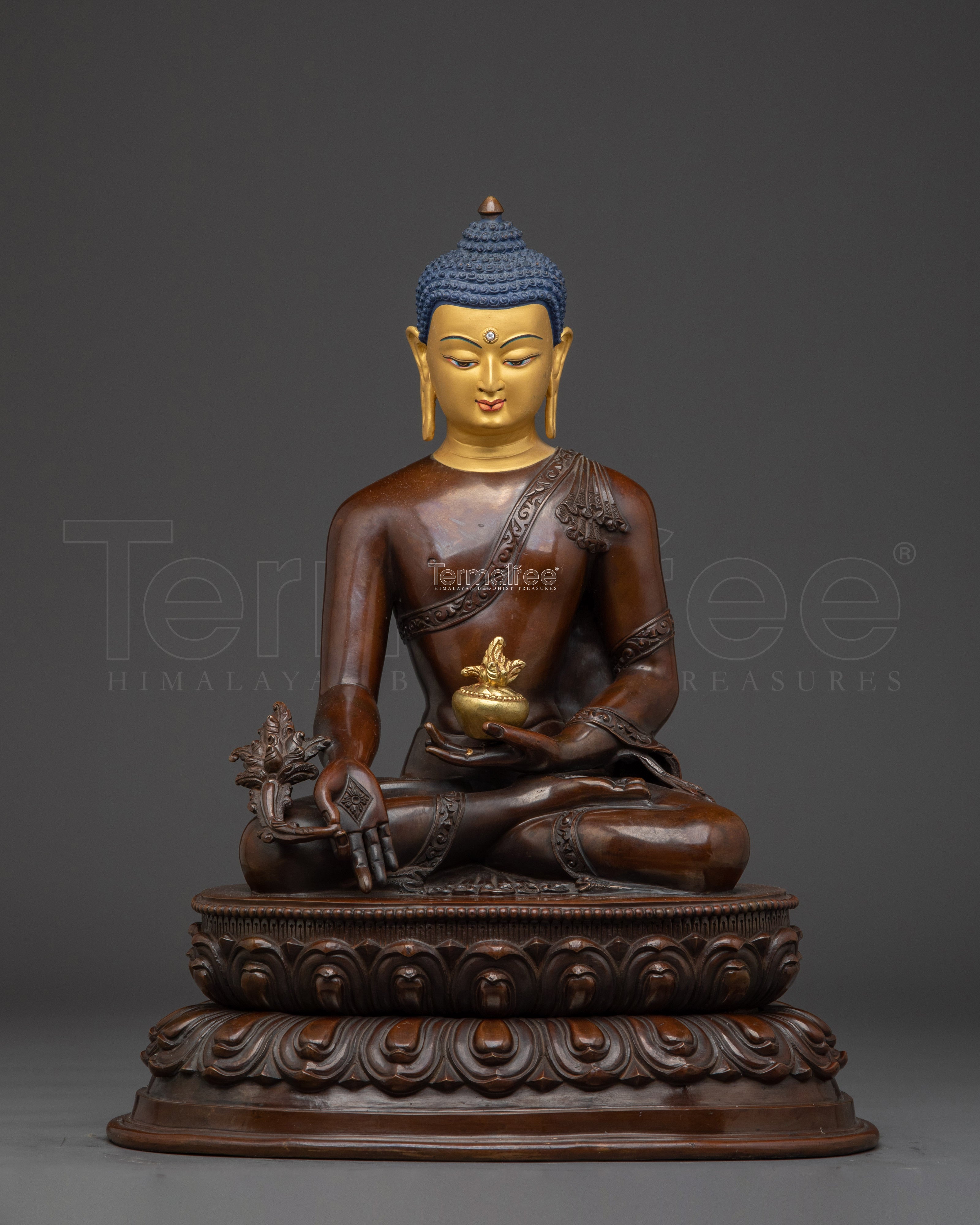 Divine Healer Medicine Buddha Statue | Bhaisajyaguru Artwork
