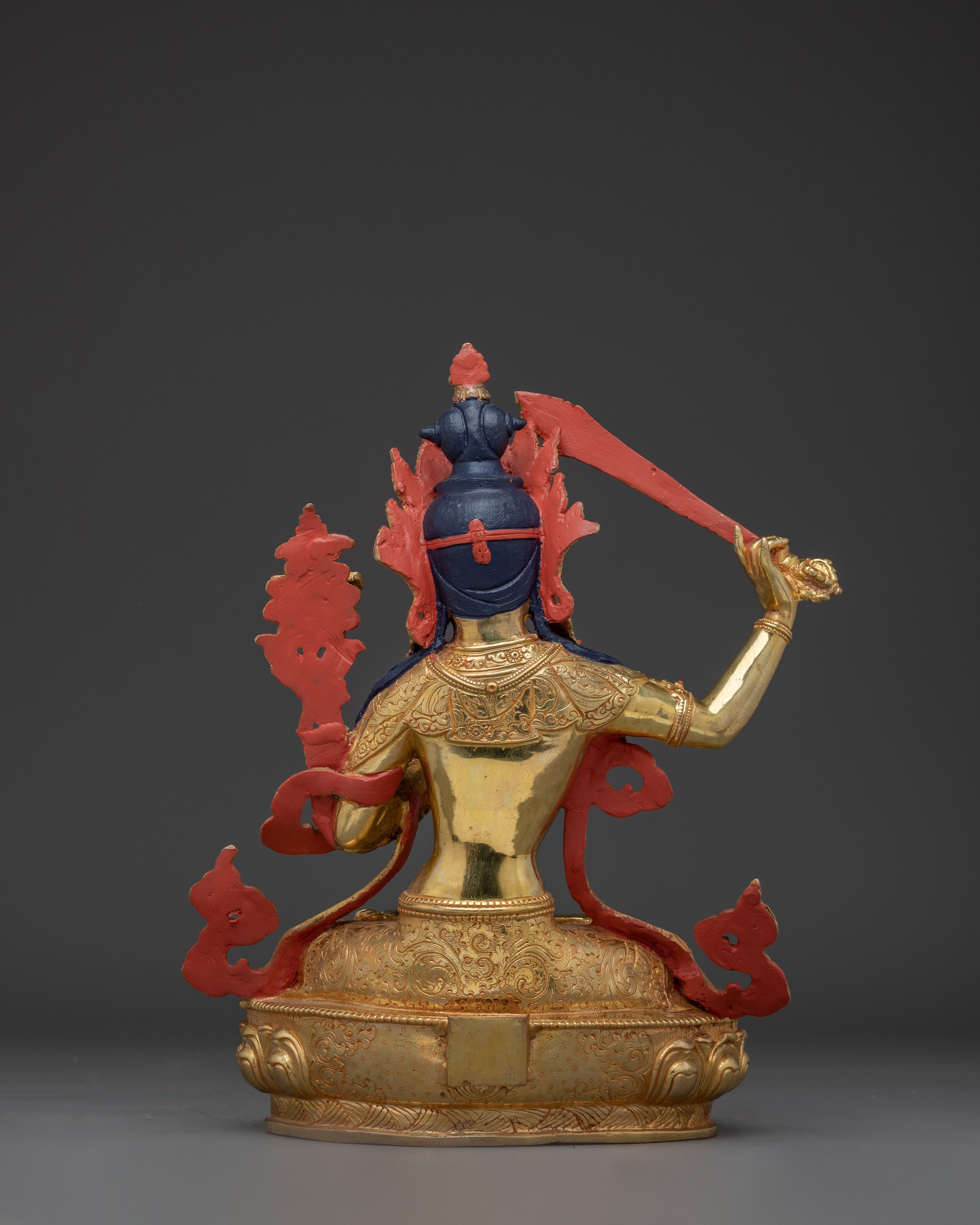 Handmade Insight Deity Manjushri Art | Beautifully Handcrafted Statue