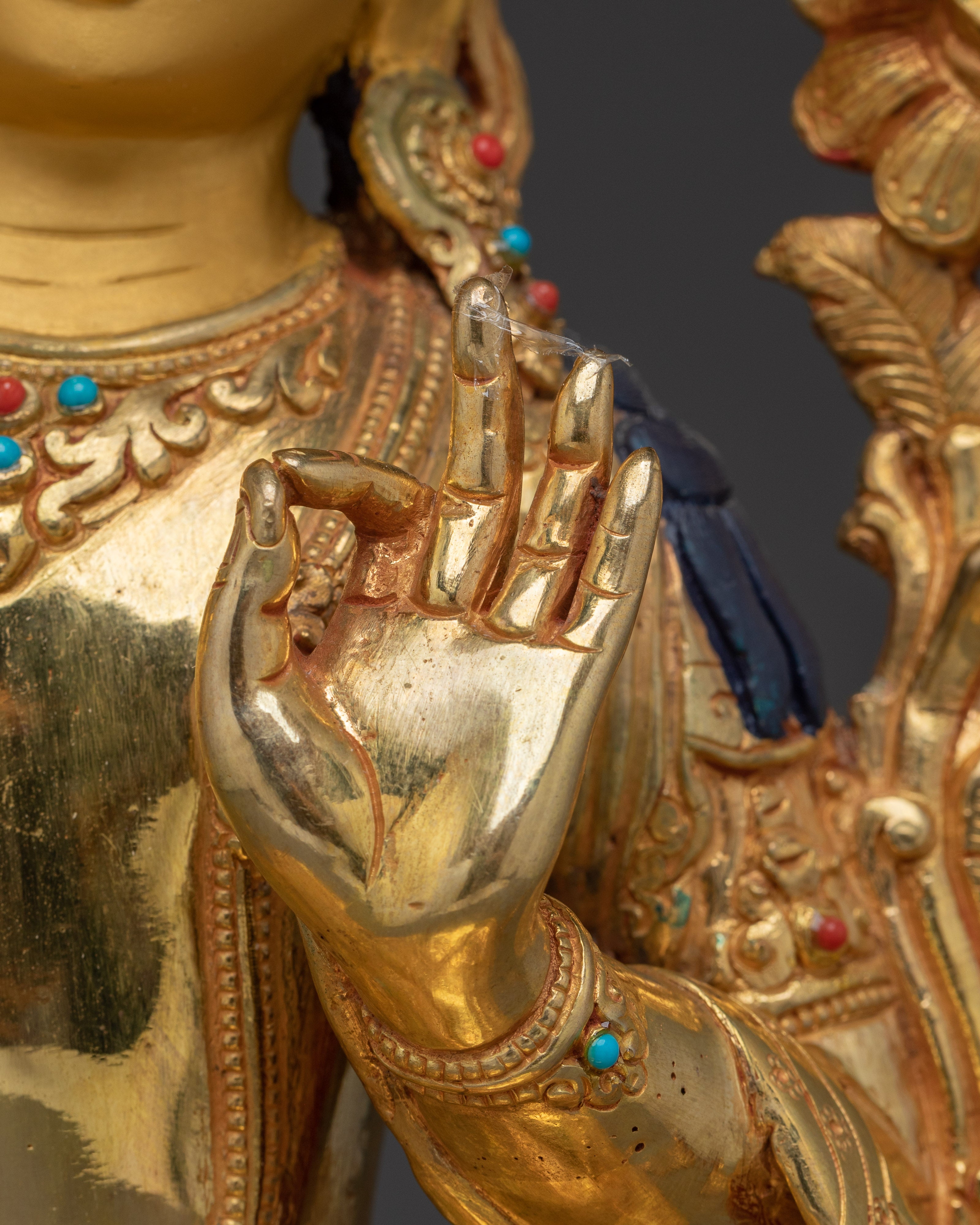 Handmade Insight Deity Manjushri Art | Beautifully Handcrafted Statue