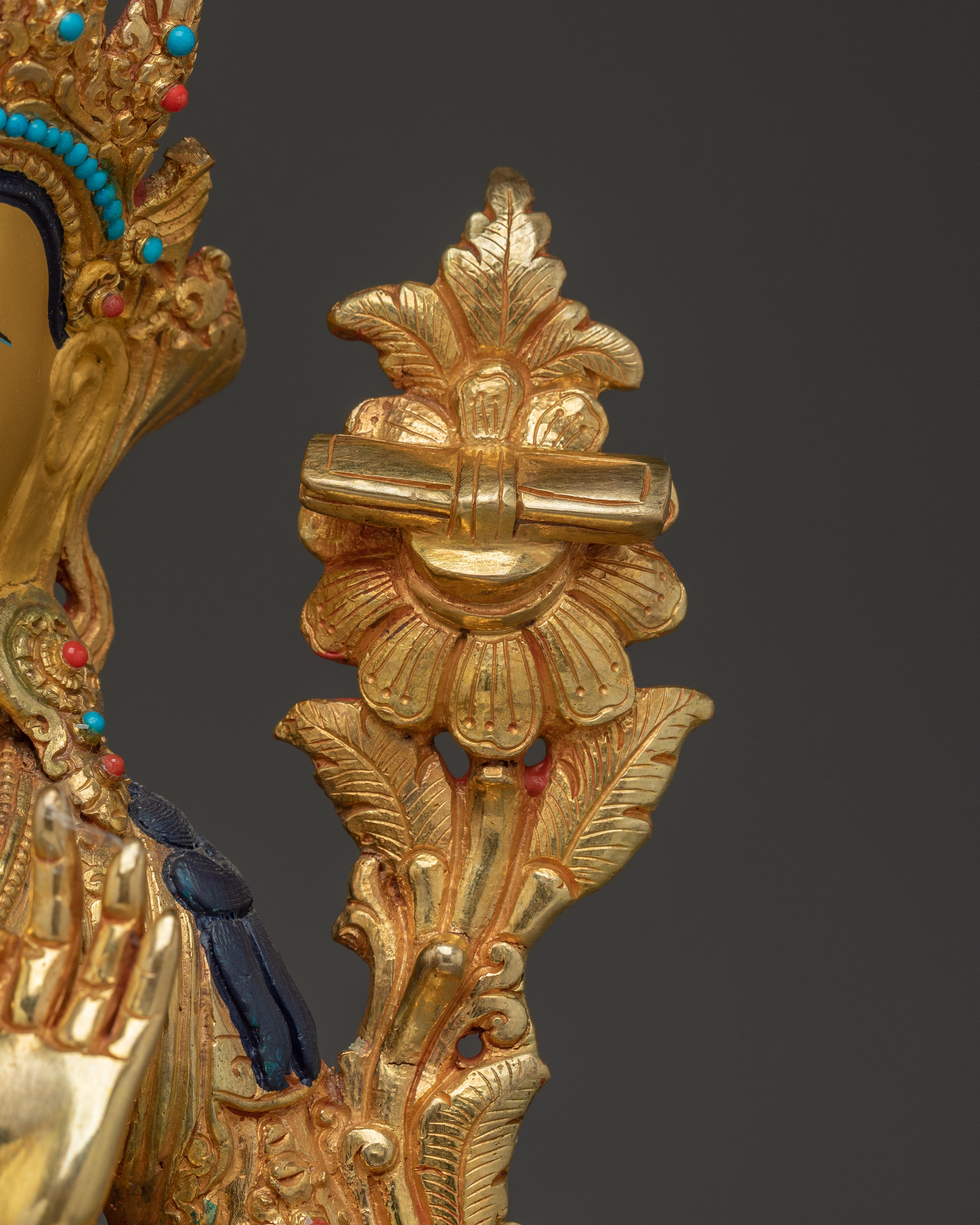 Handmade Insight Deity Manjushri Art | Beautifully Handcrafted Statue