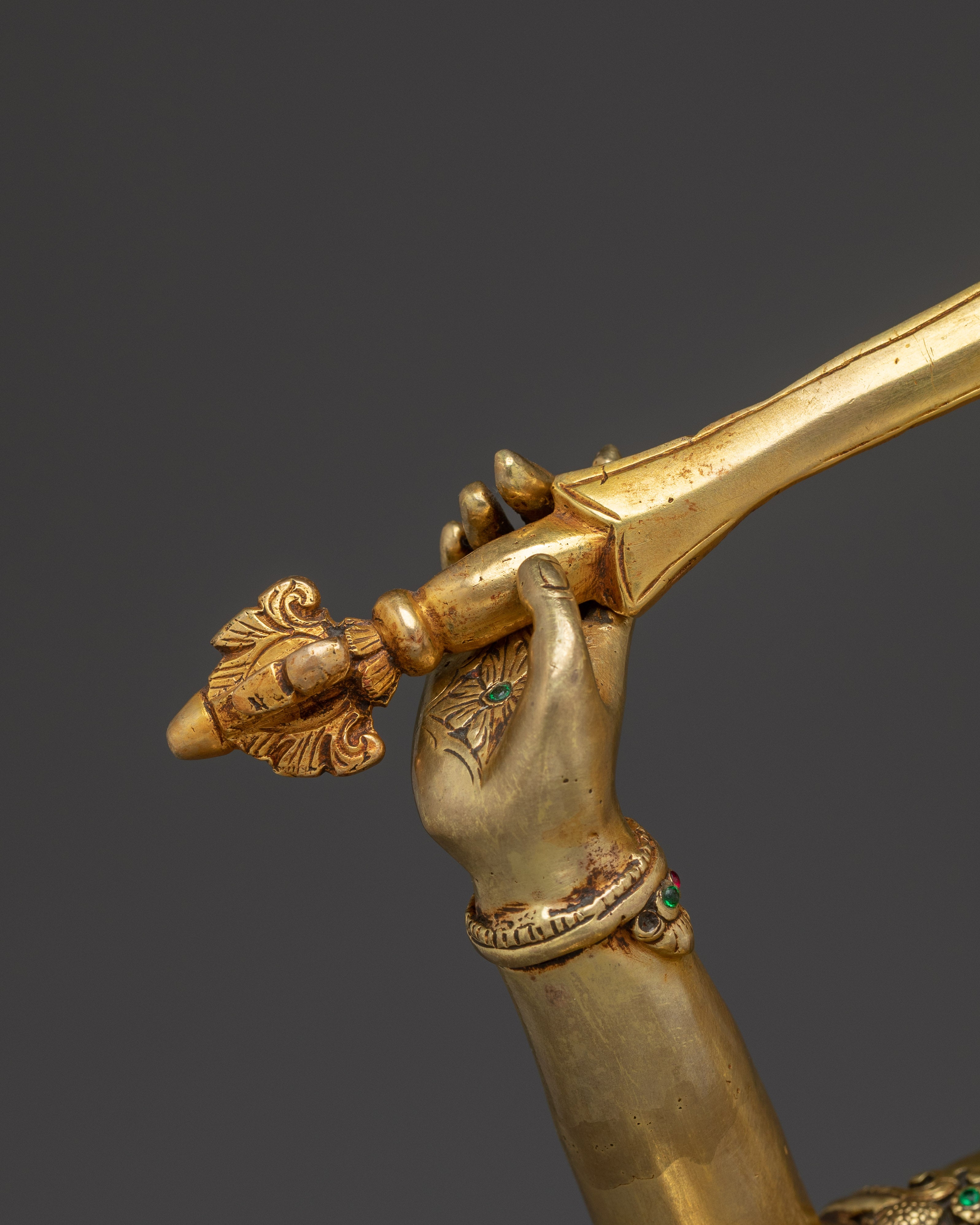 Sculpture of Tibetan Buddhist Manjushri | The Embodiment of Insight and Compassion