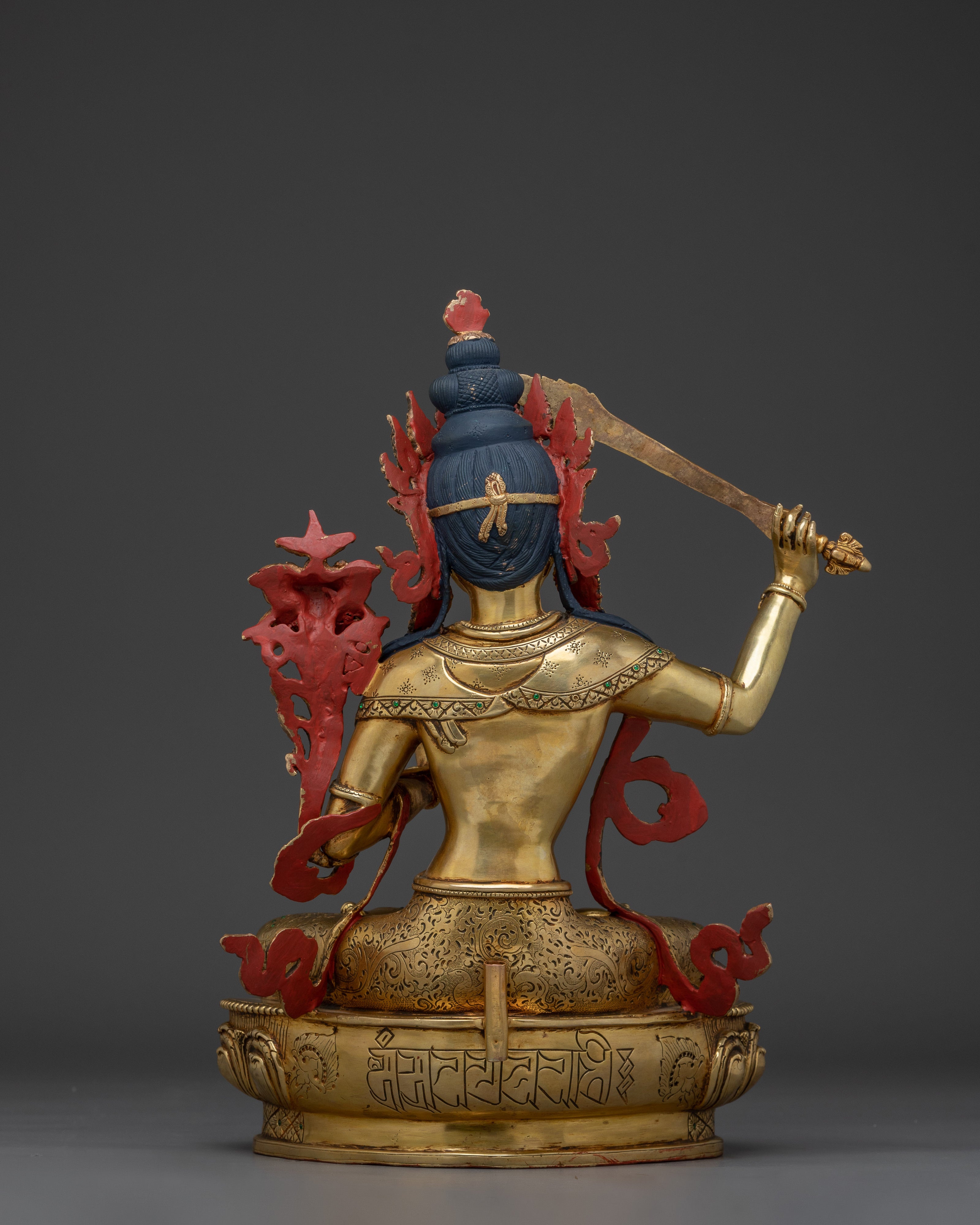 Sculpture of Tibetan Buddhist Manjushri | The Embodiment of Insight and Compassion