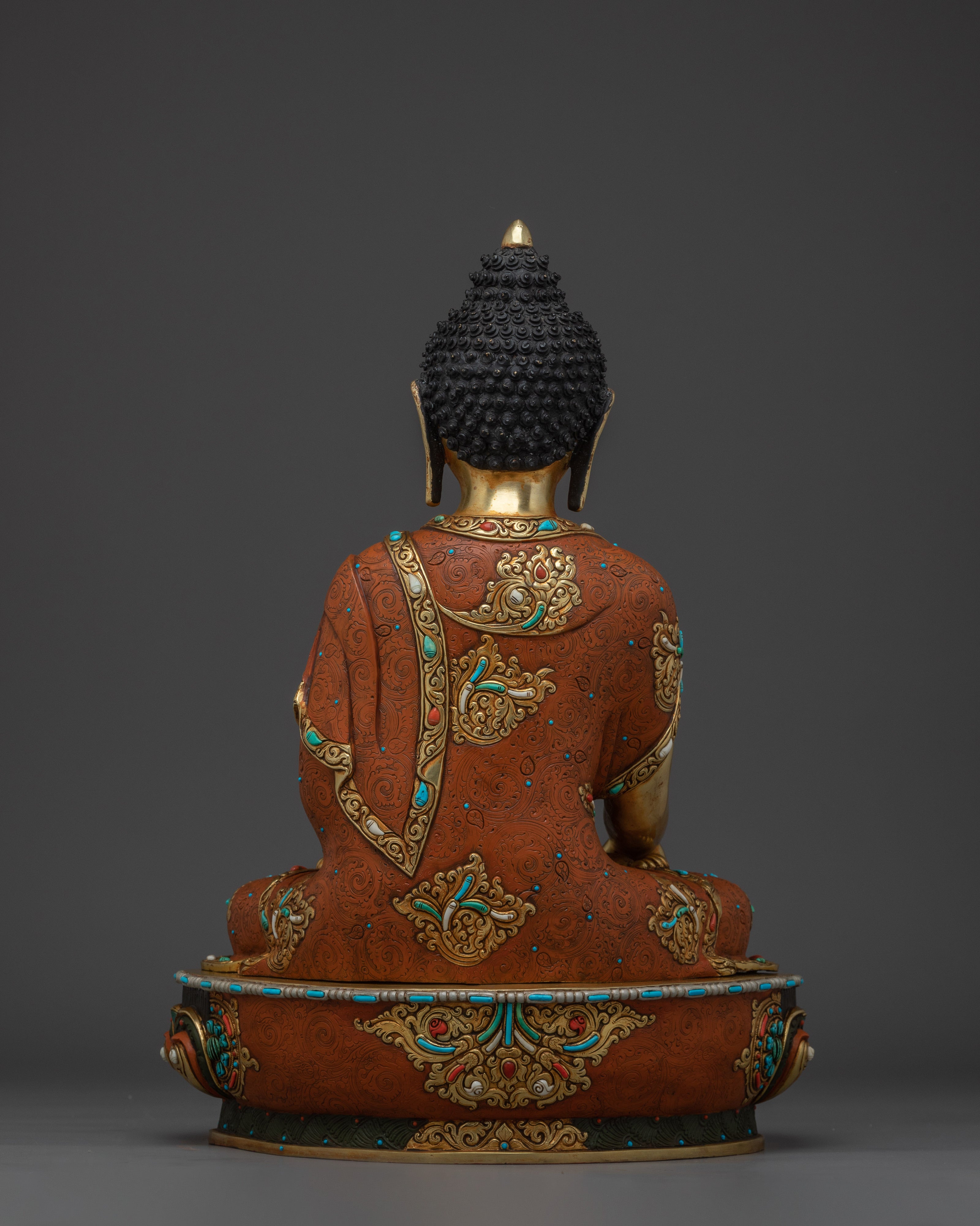 Enlightened Shakyamuni Buddha Golden Artwork | The Sage of Shakyas