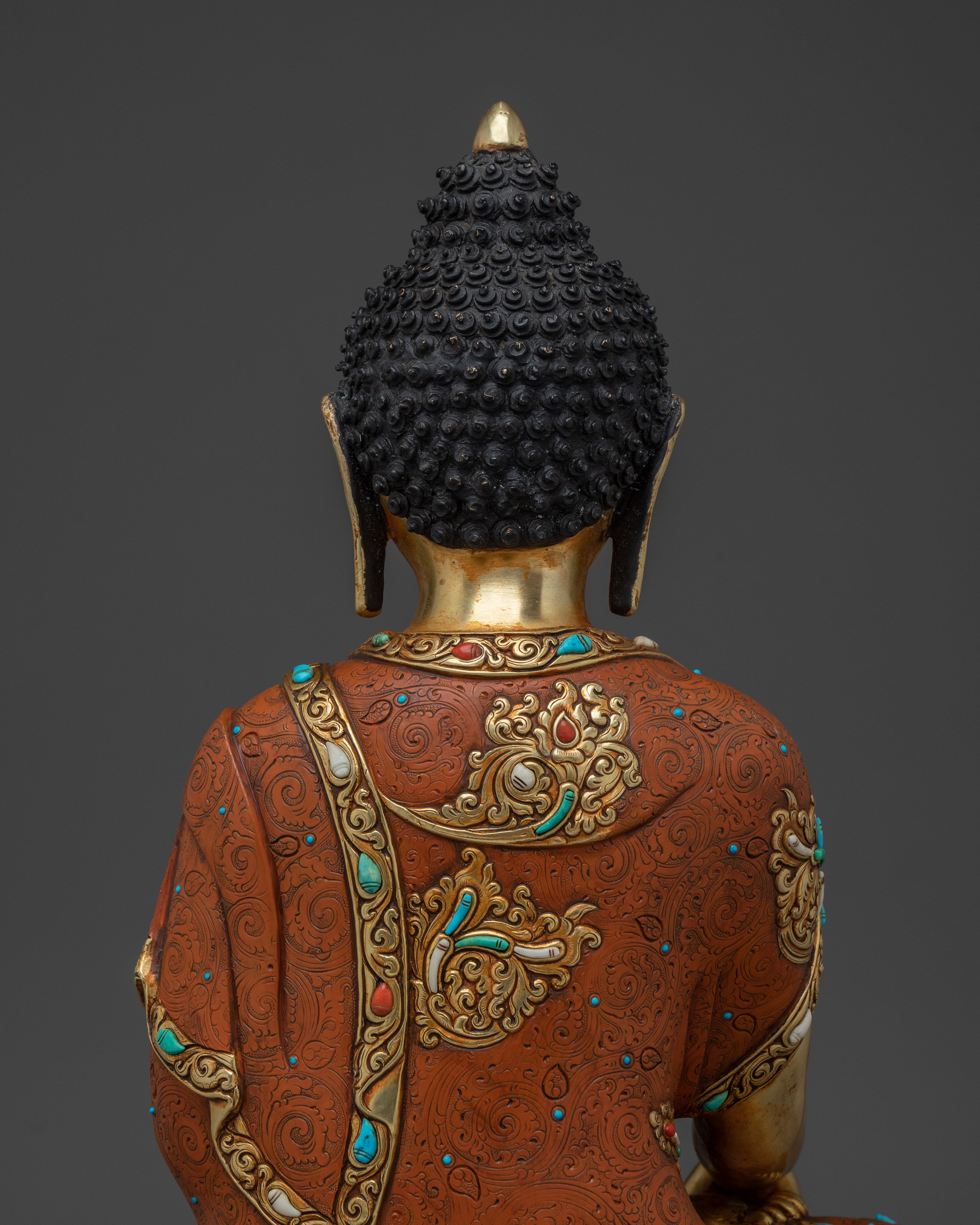 Enlightened Shakyamuni Buddha Golden Artwork | The Sage of Shakyas
