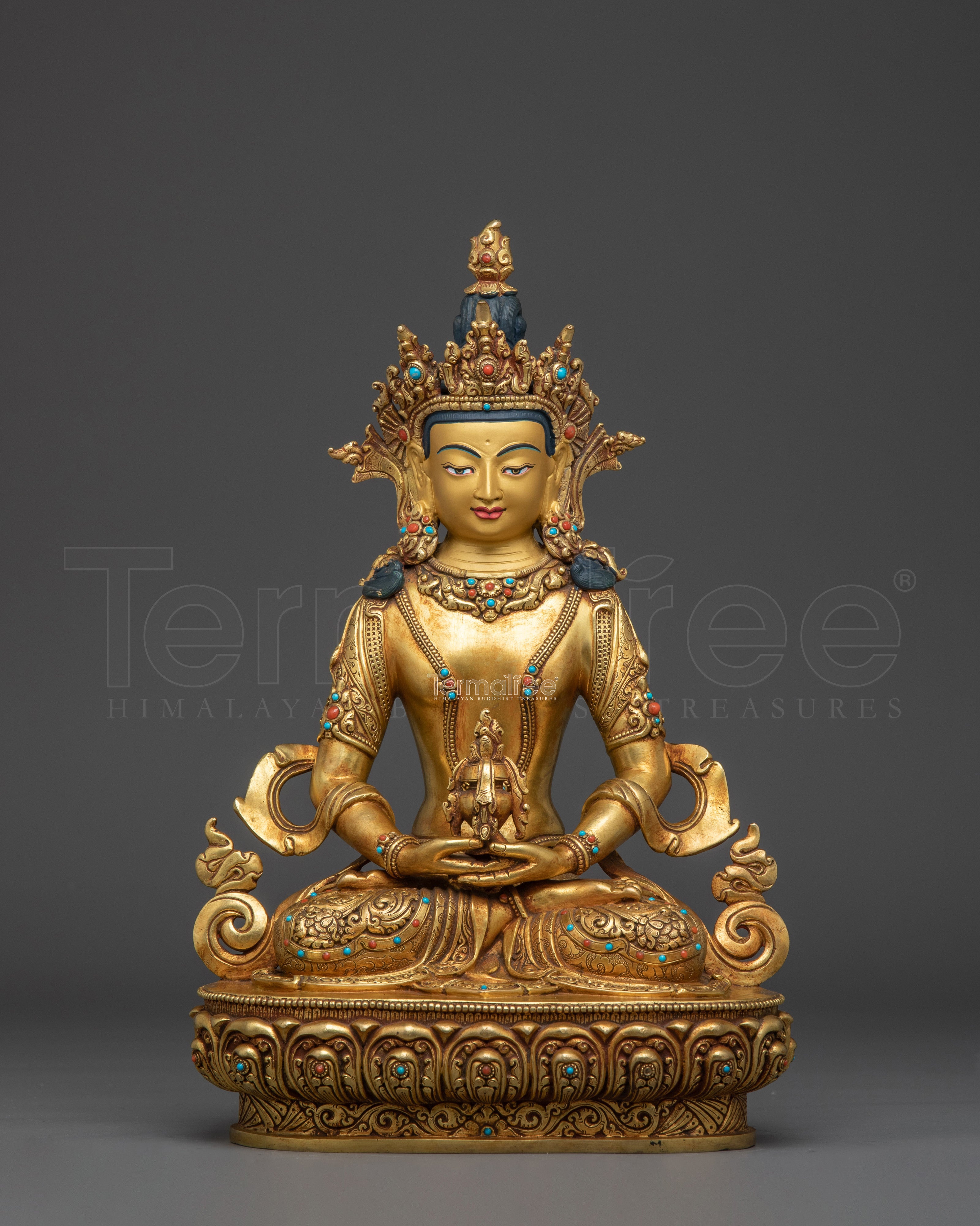 Vajrayana Deity Amitayus Statue | Symbol of Divine Vitality