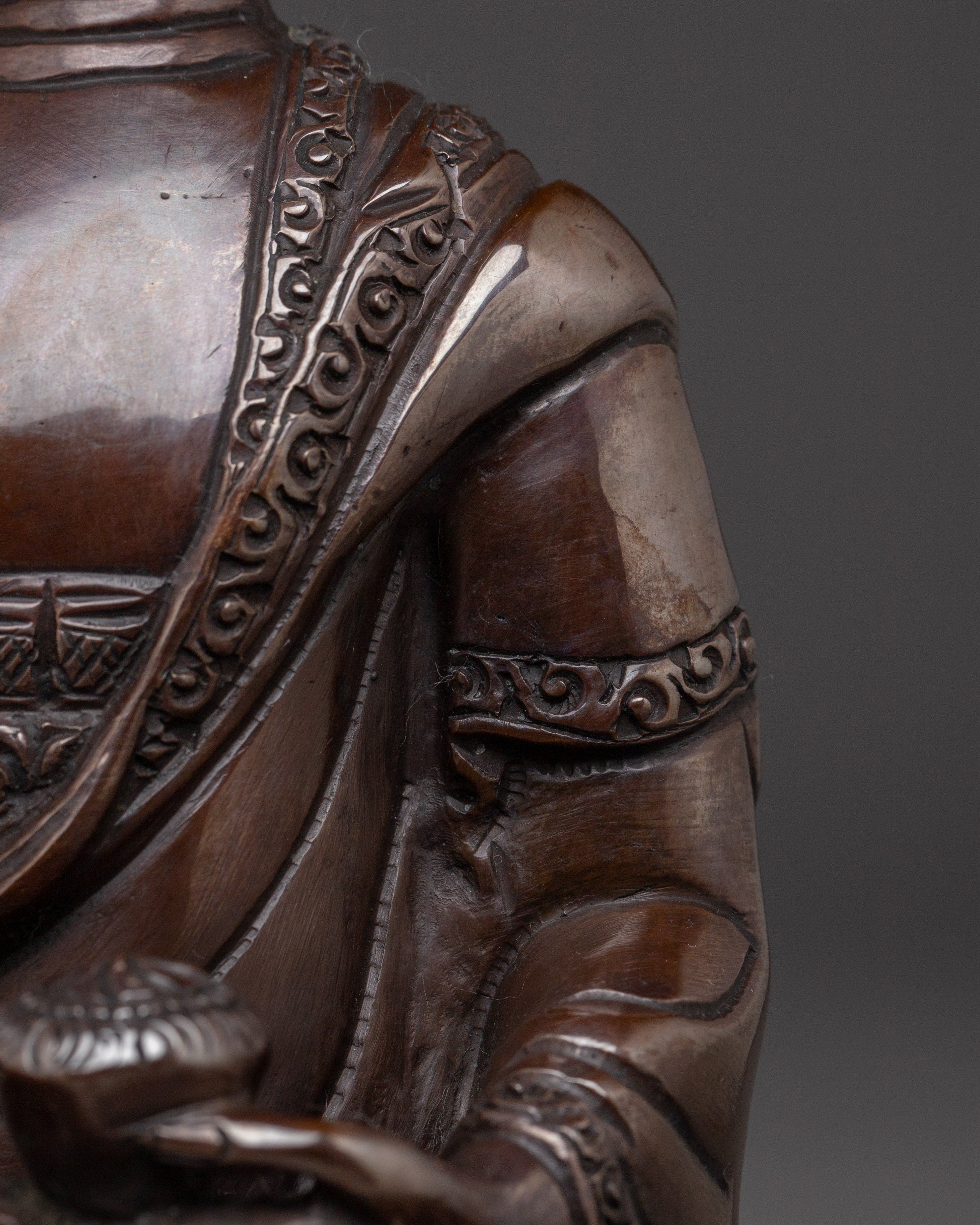 Black Oxidized Shakyamuni Buddha Statue | Gautama Buddha Sculpture