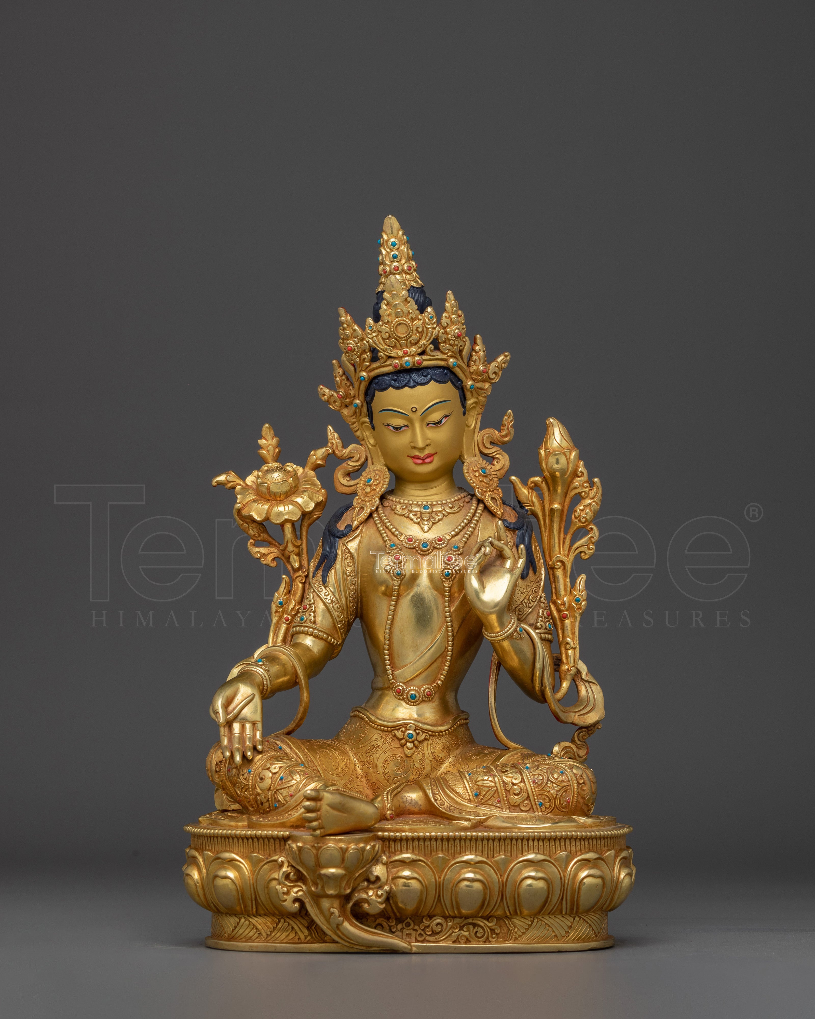 Goddess of Protection Green Tara Statue | Feminine Energy and Healing