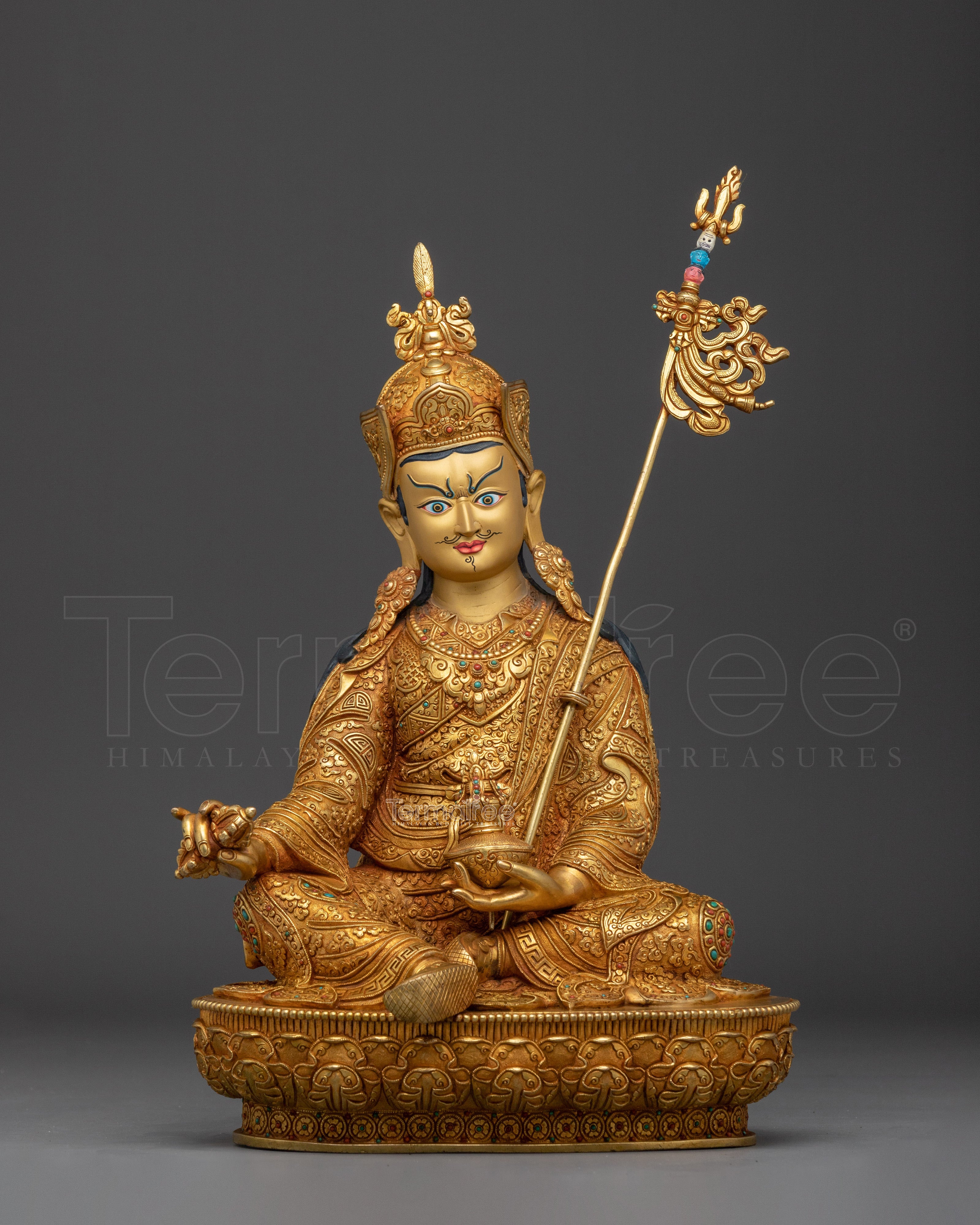 Radiant Guru Rinpoche Art | Himalayan Padmasambhava Artwork