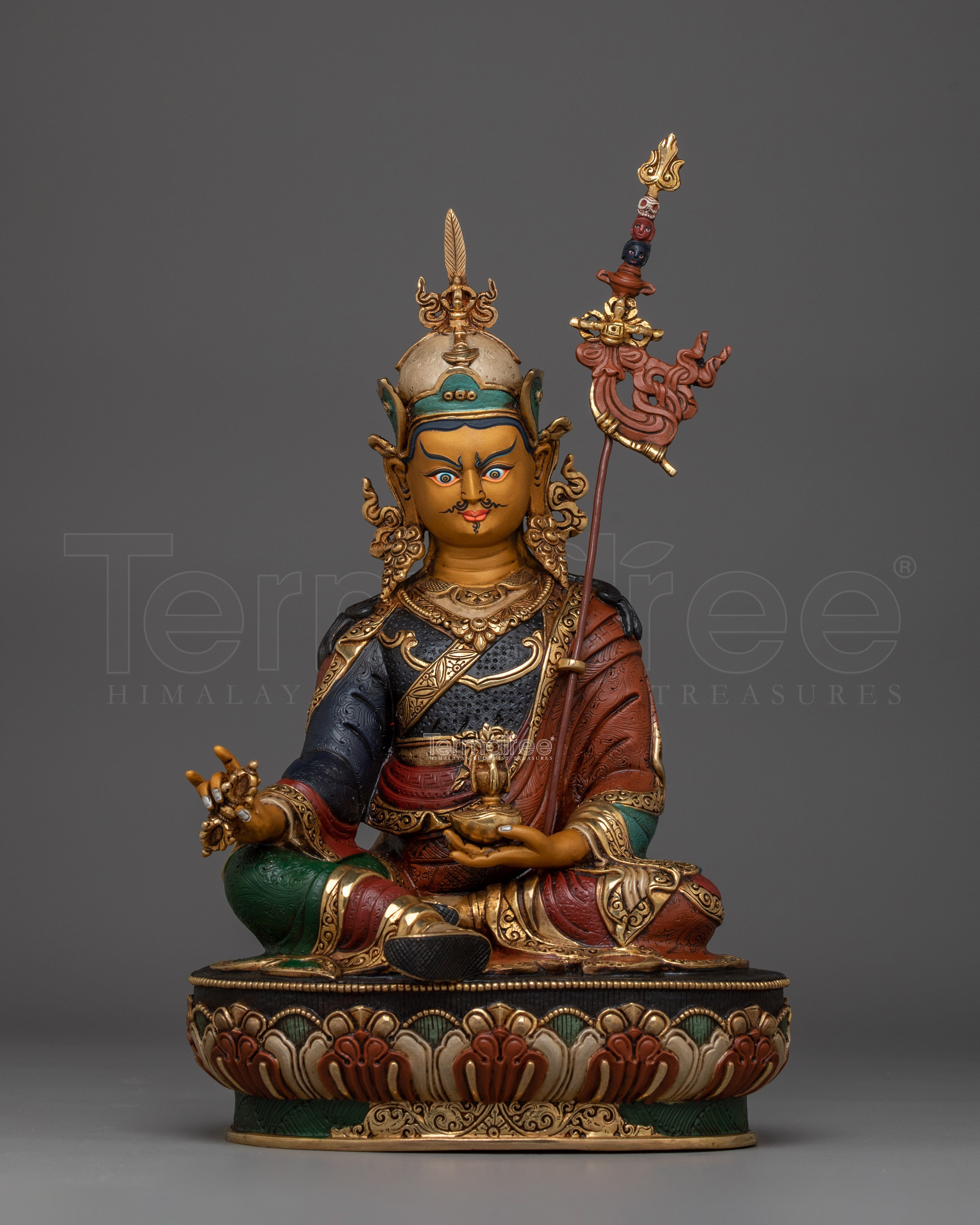 Spiritual Sculpture of Guru Rinpoche | Lotus-Born Master