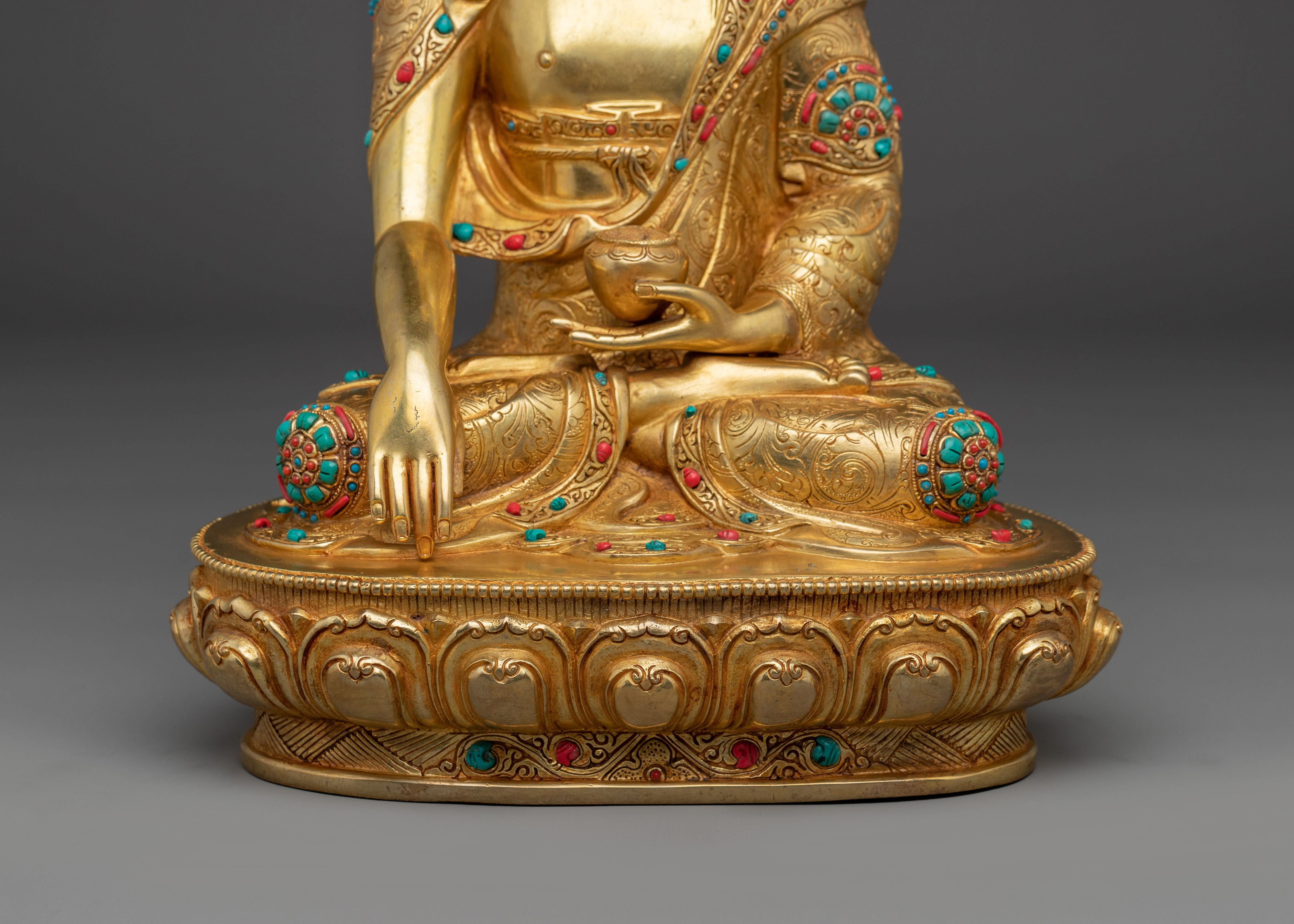 Tibetan Buddhist Sculpture of Shakyamuni Buddha | Historical Buddha