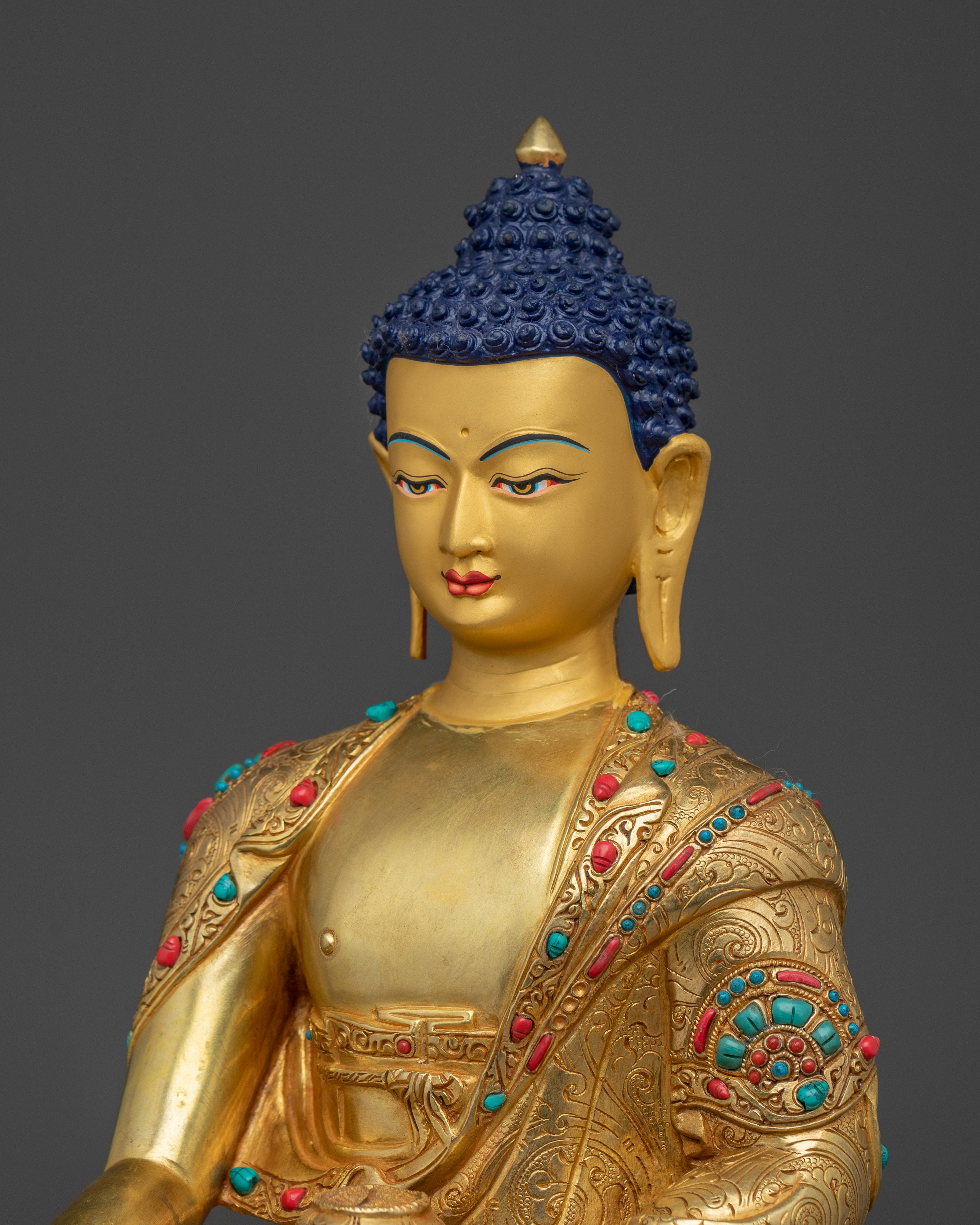 Tibetan Buddhist Sculpture of Shakyamuni Buddha | Historical Buddha
