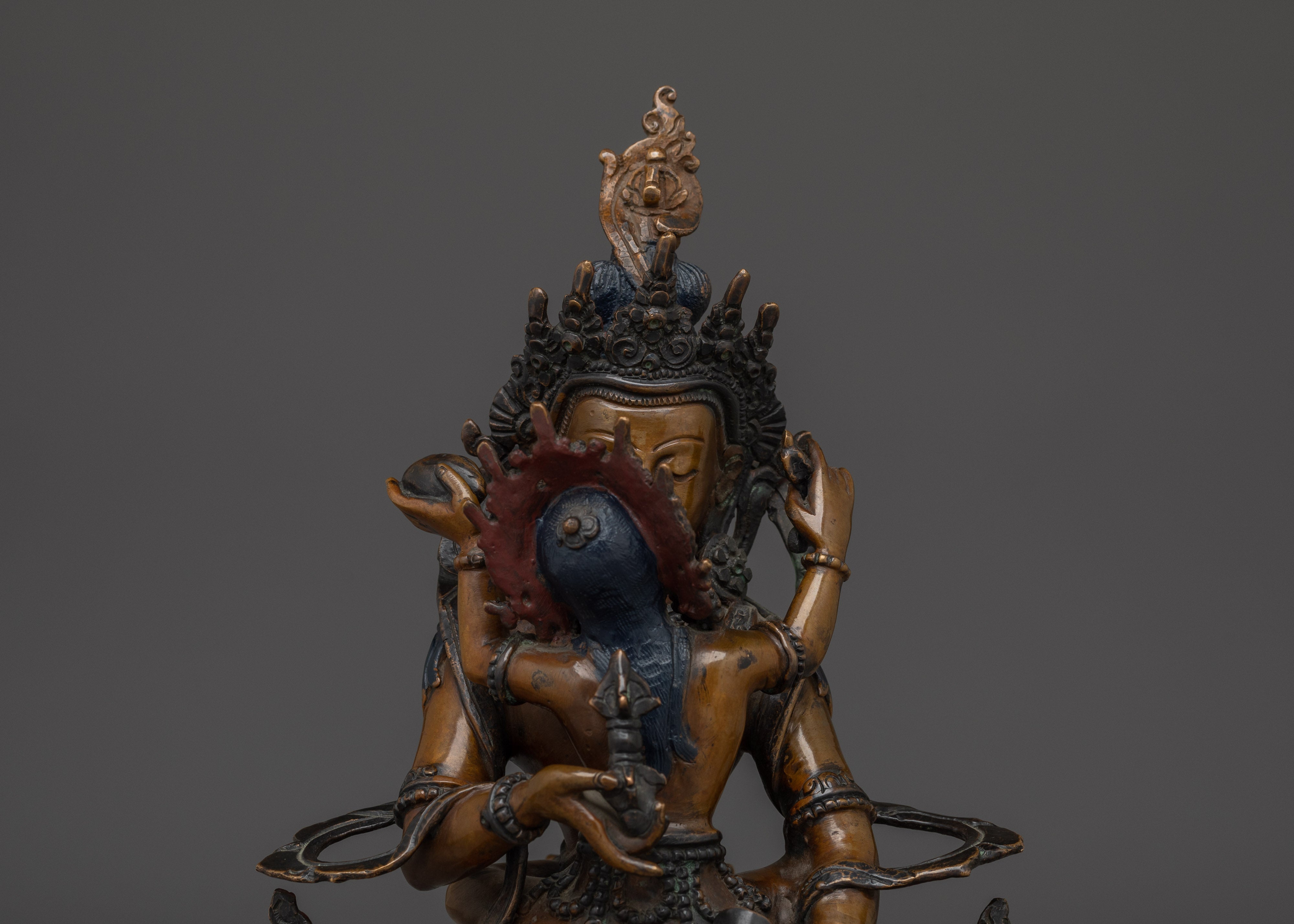 Sculpture of Vajrasattva with Consort | Tantric Union of Wisdom & Compassion