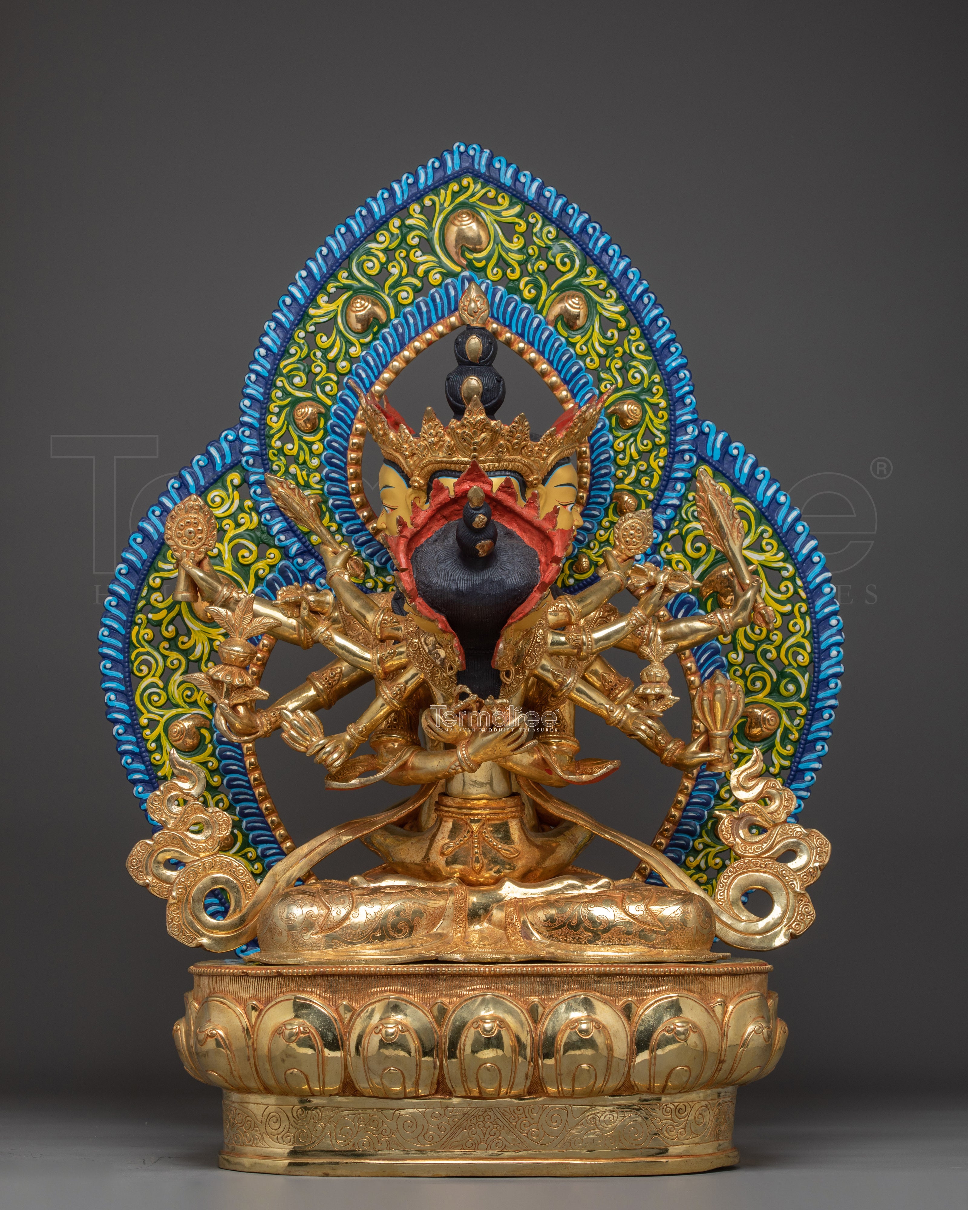 Handcrafted Guhyasamaja Buddha Statue | Symbolizing Wisdom and Power