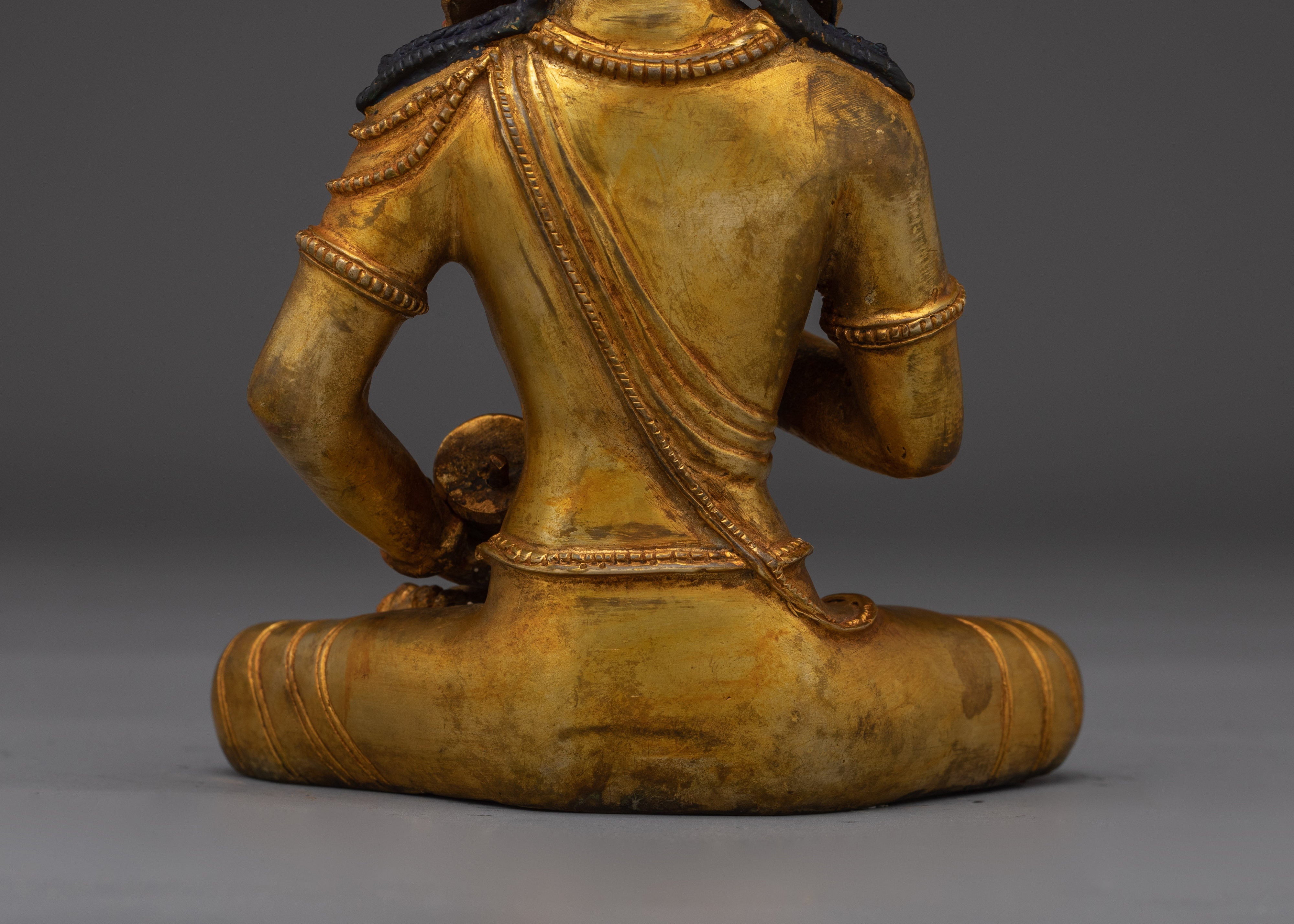 Handmade Copper Vajrasattva statue | Spiritual Tibetan Sculpture for Meditation