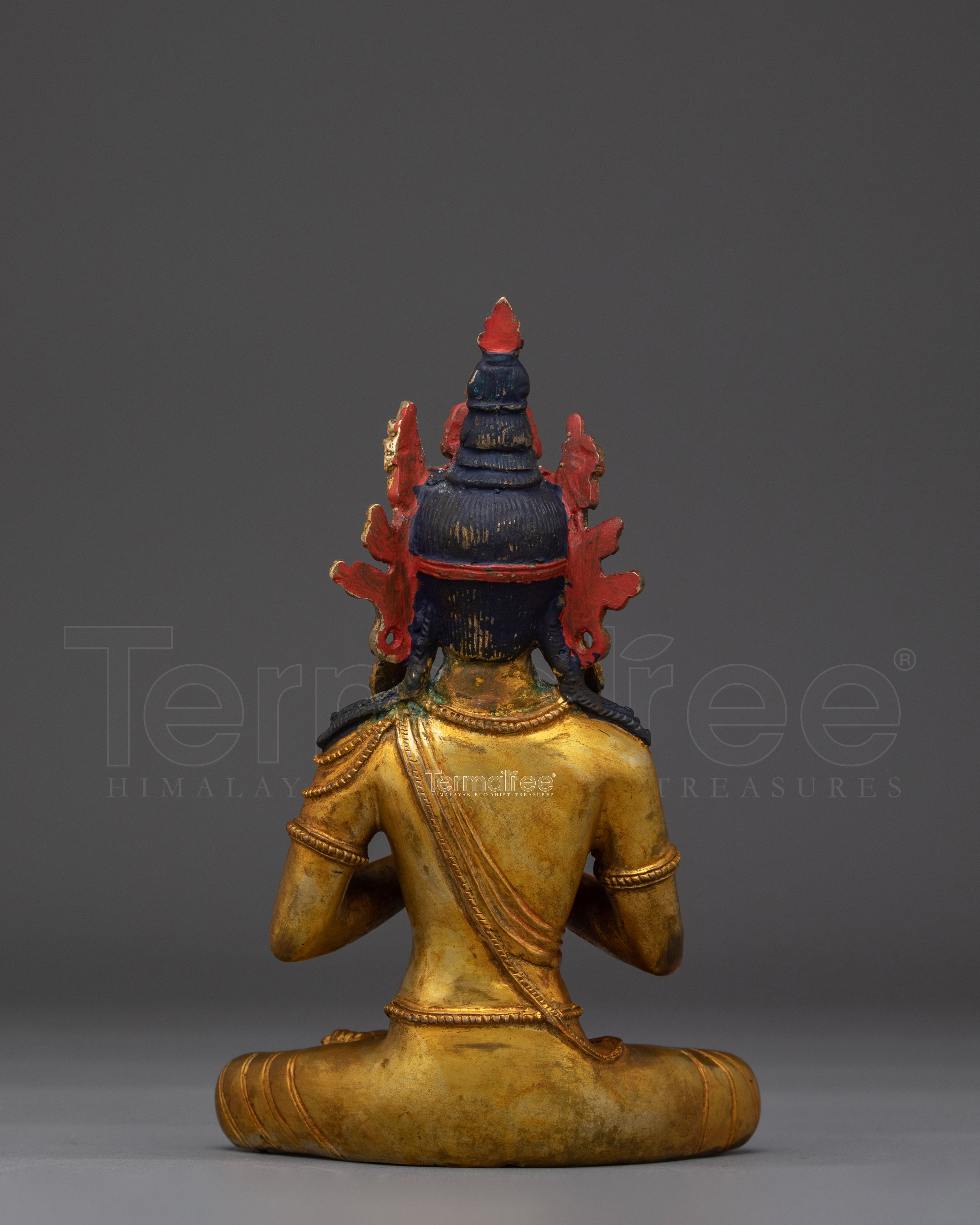 Handcrafted Vairocana Buddha Statue | Meditation and Altar Decor, Spiritual Enlightenment