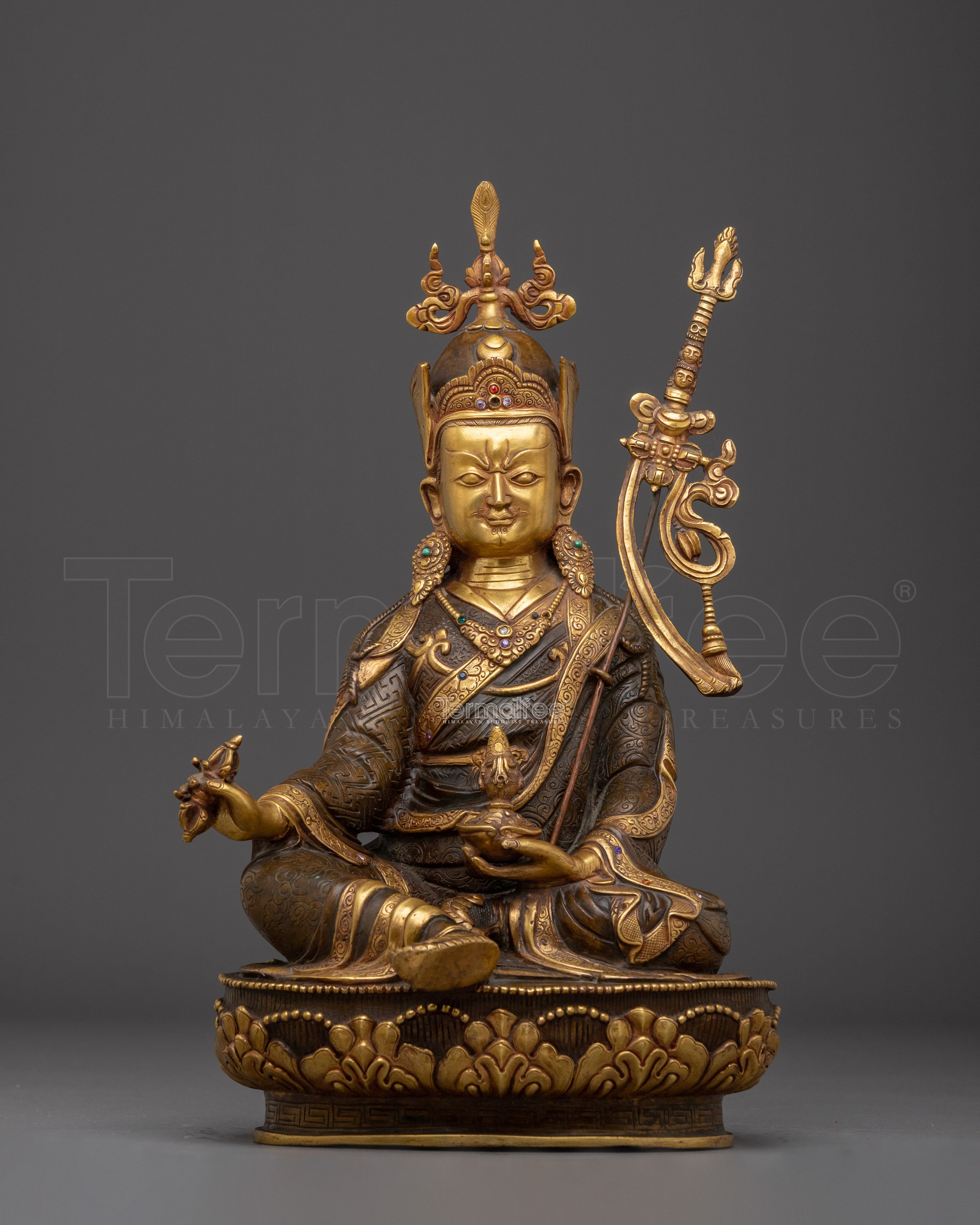 Himalayan Guru Rinpoche Artwork | Vajra Master Padmasambhava Statue