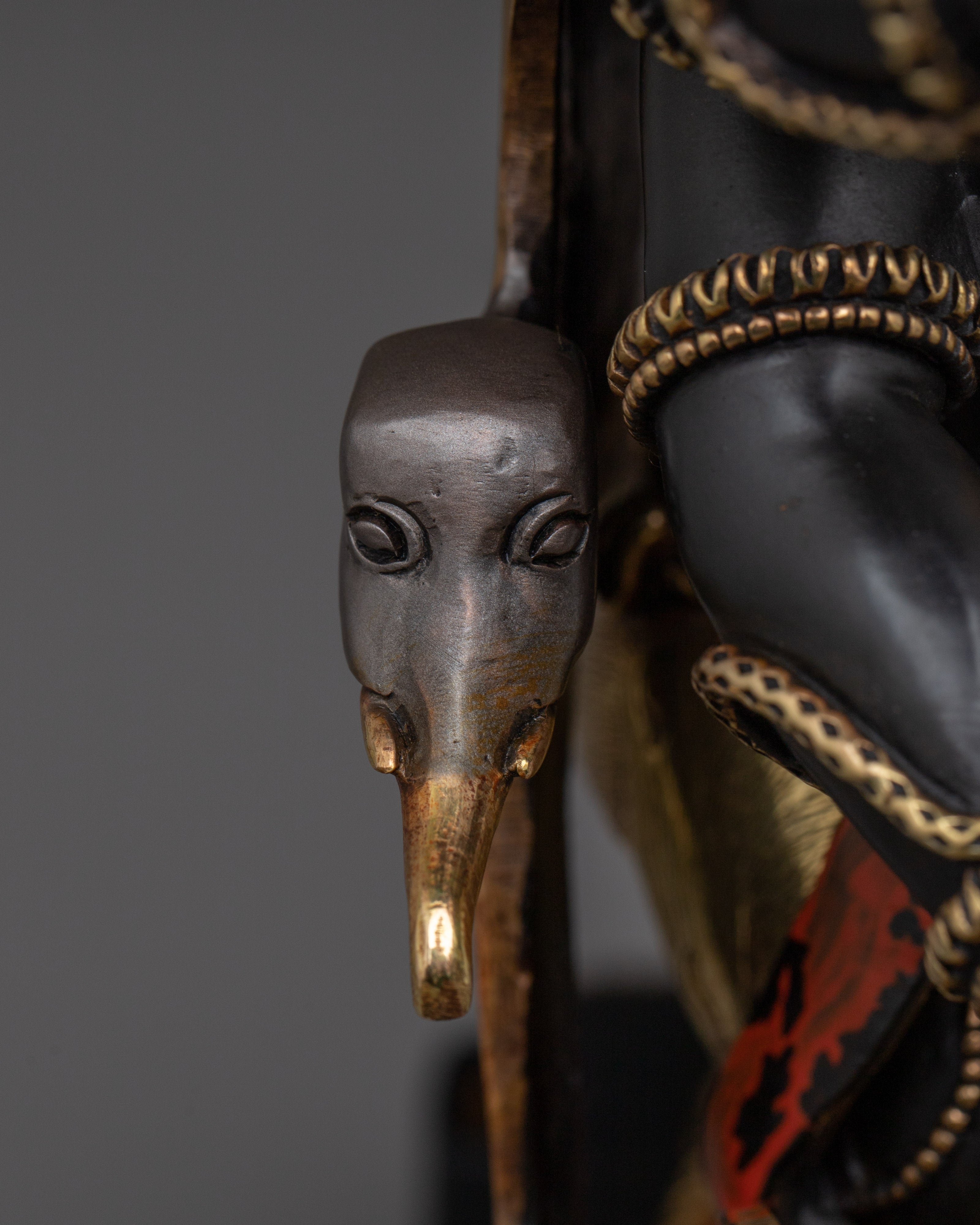 Wrathful Six Armed Mahakala Statue | Guardian of the Dharma