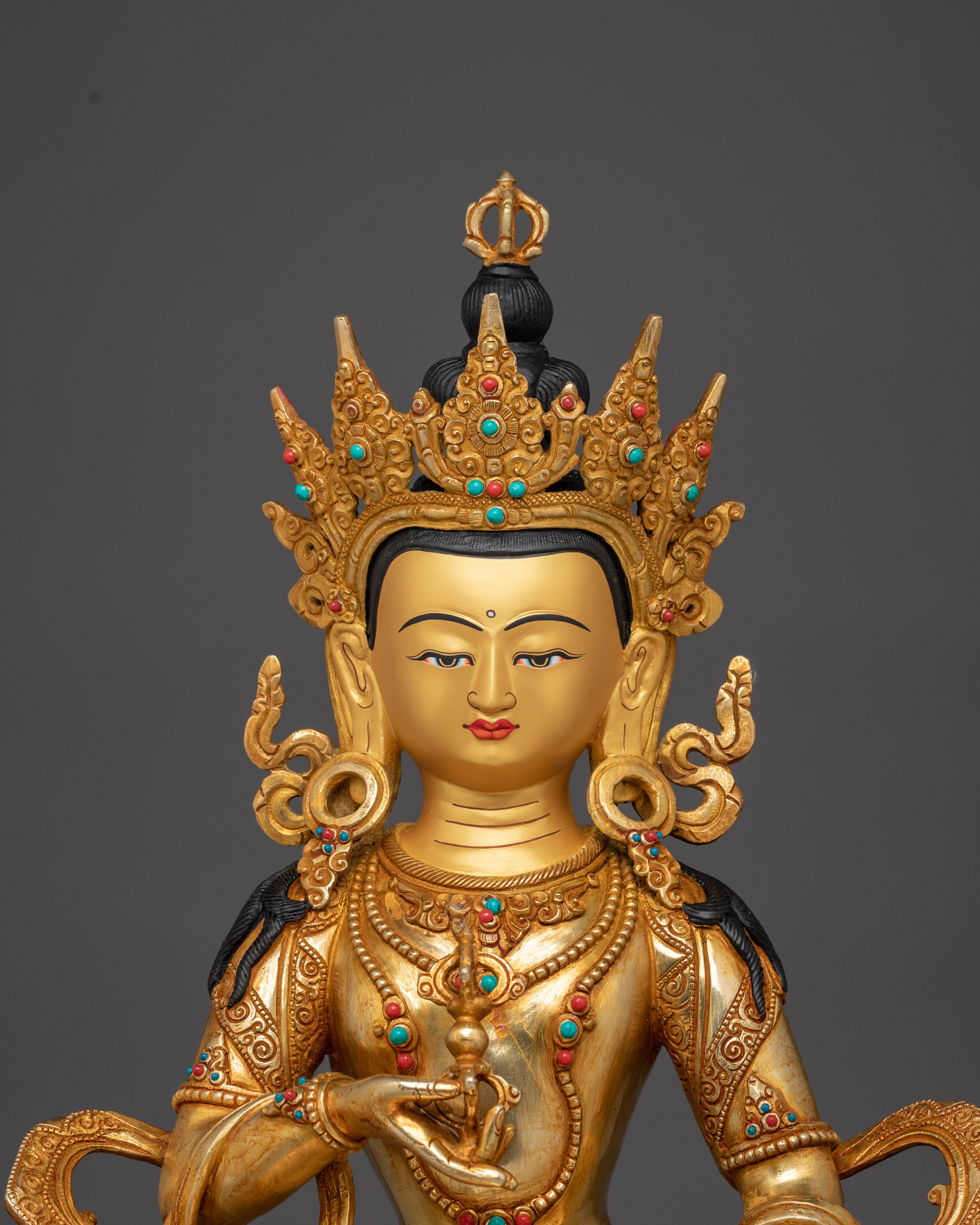 Buddhist Artwork of Vajrasattva - Deity for Purification and Spiritual Practice