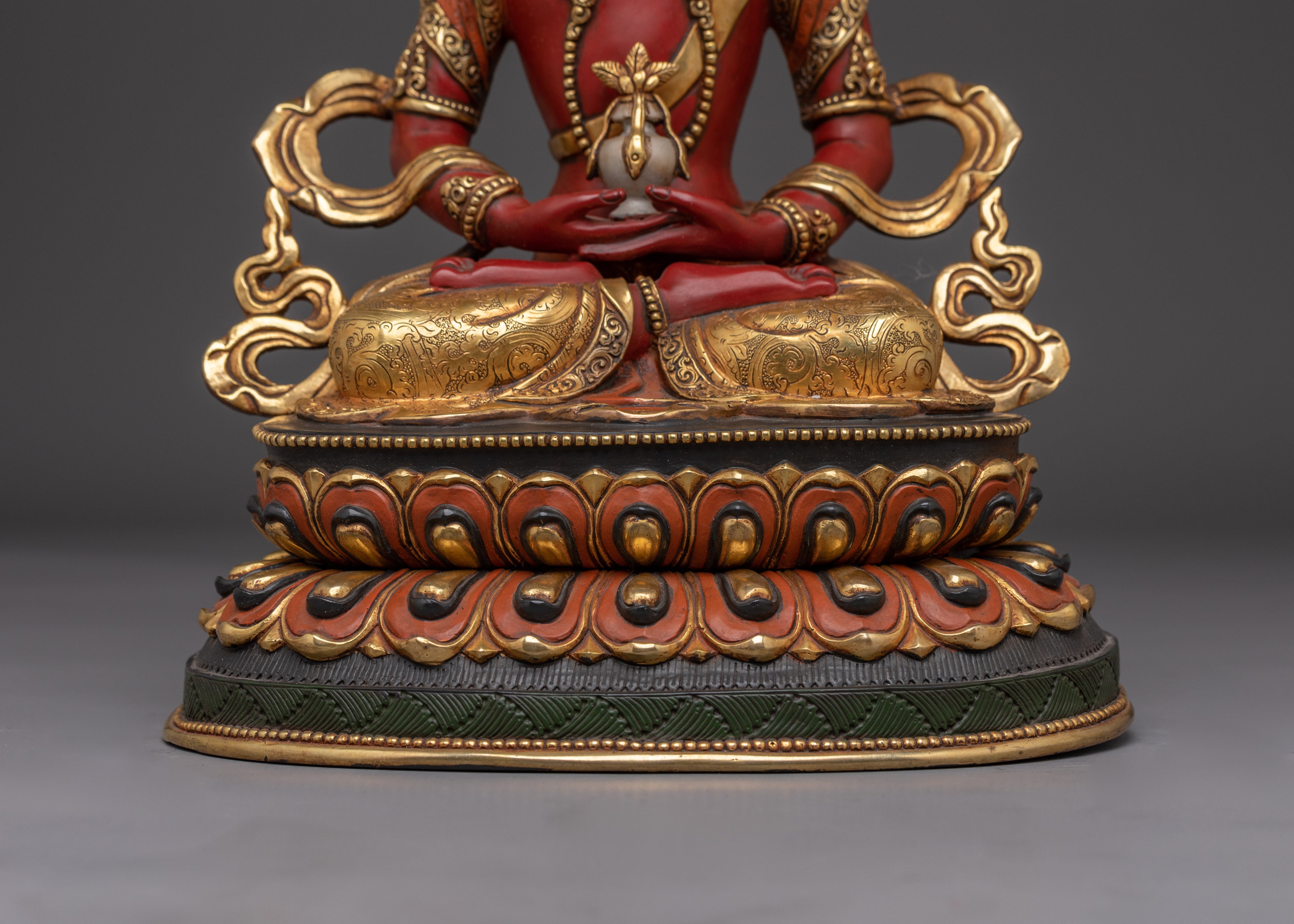 Tibetan Buddhist Decor of Amitayus | Long Life Deity