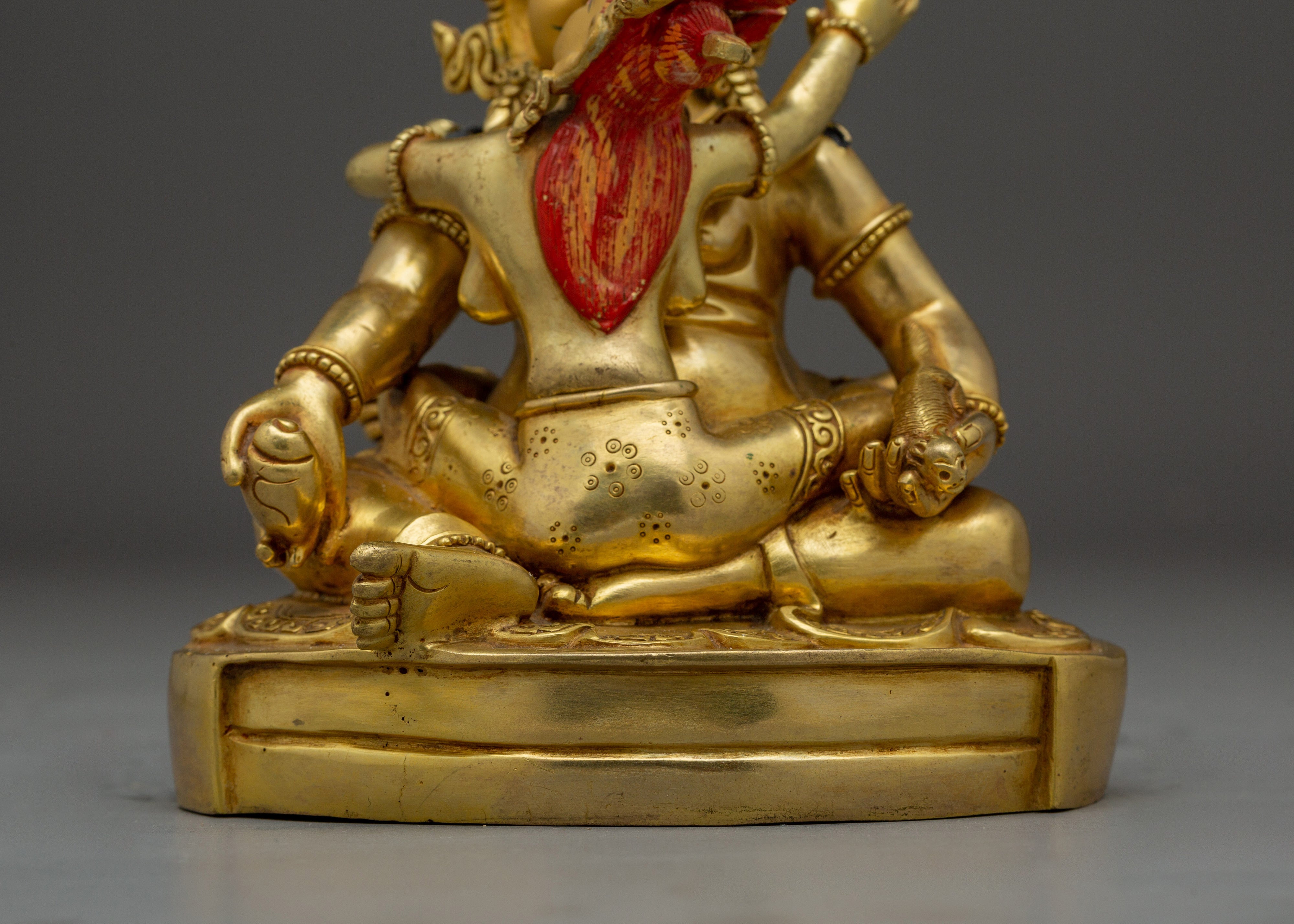 Dzambhala with consort | Wealth Deity Yab Yum