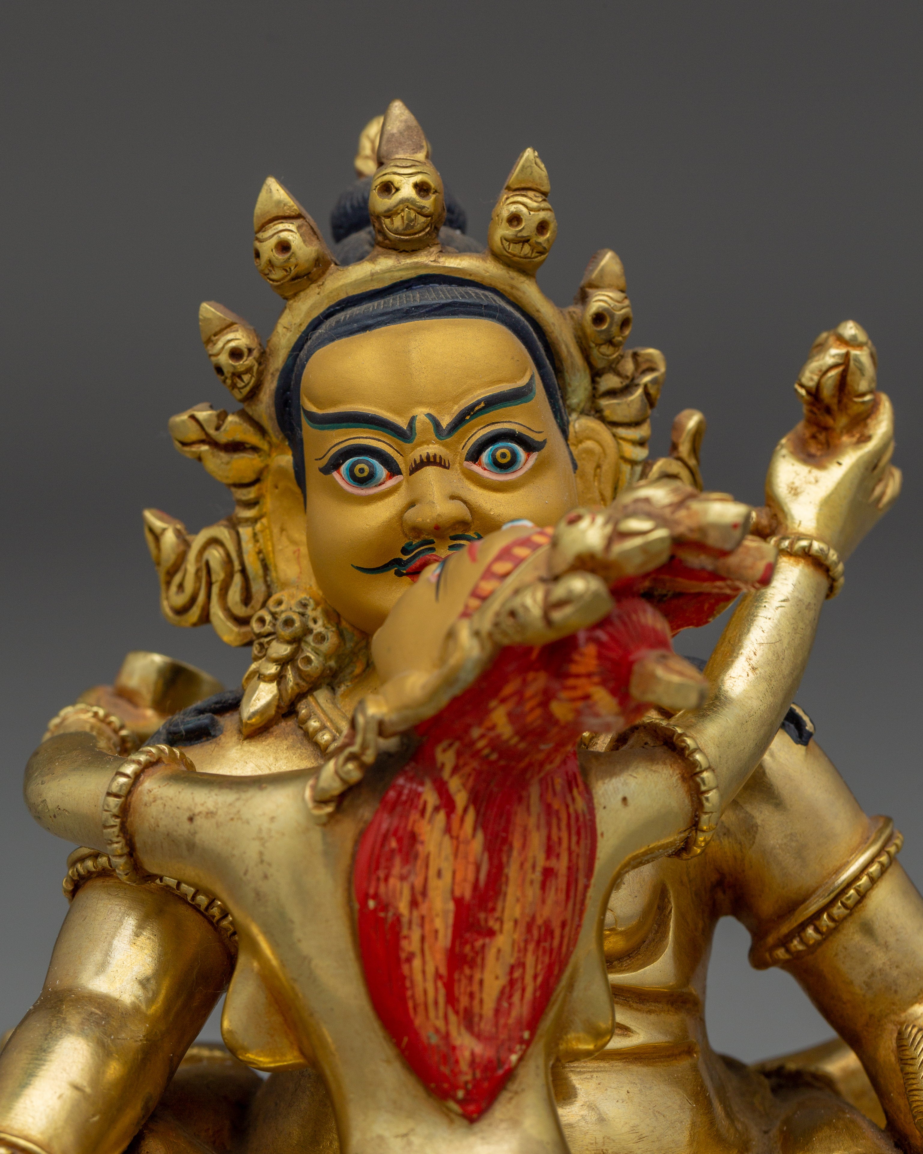 Dzambhala with consort | Wealth Deity Yab Yum