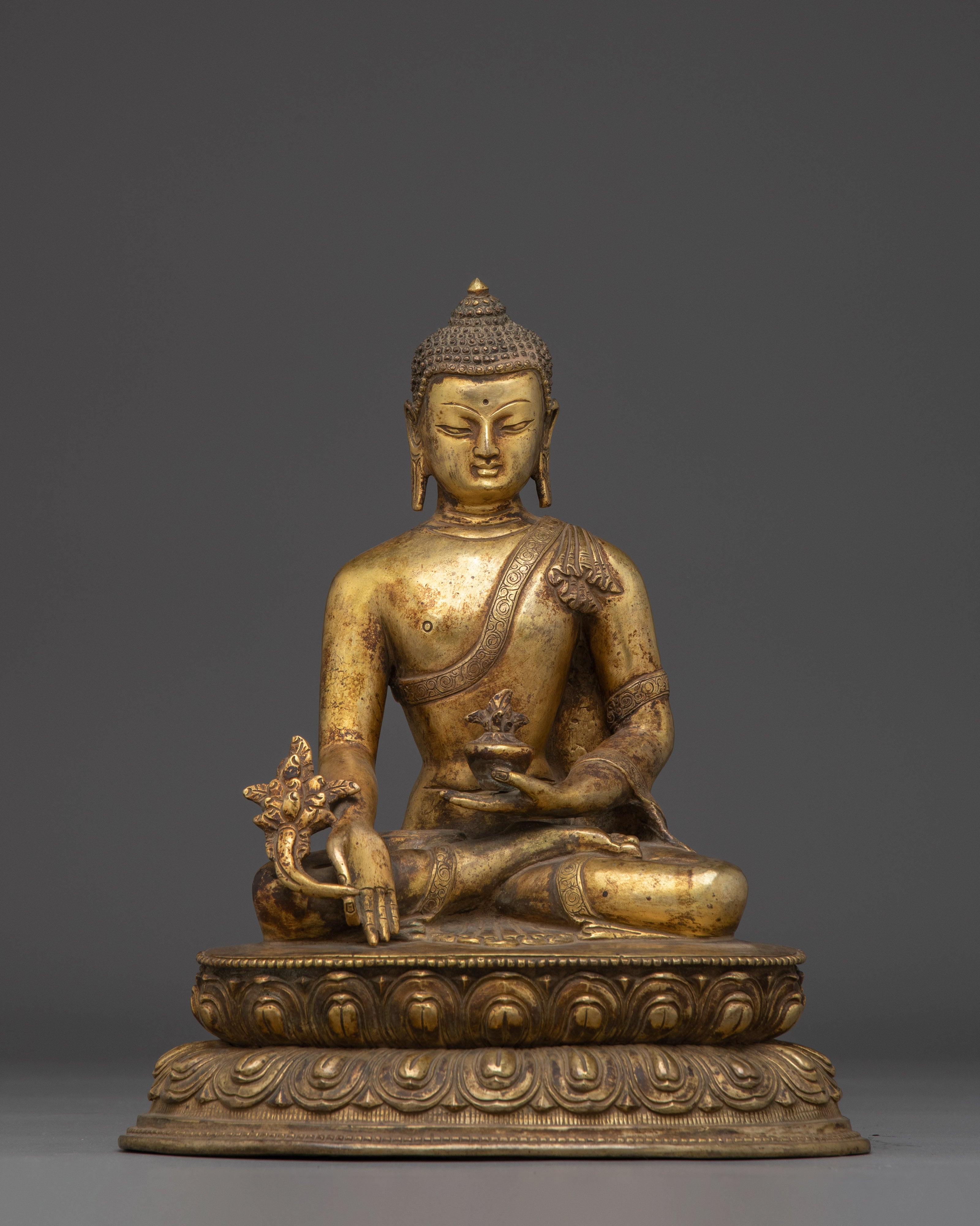 Sacred Buddhist Trio | Symbol of Healing and Enlightenment