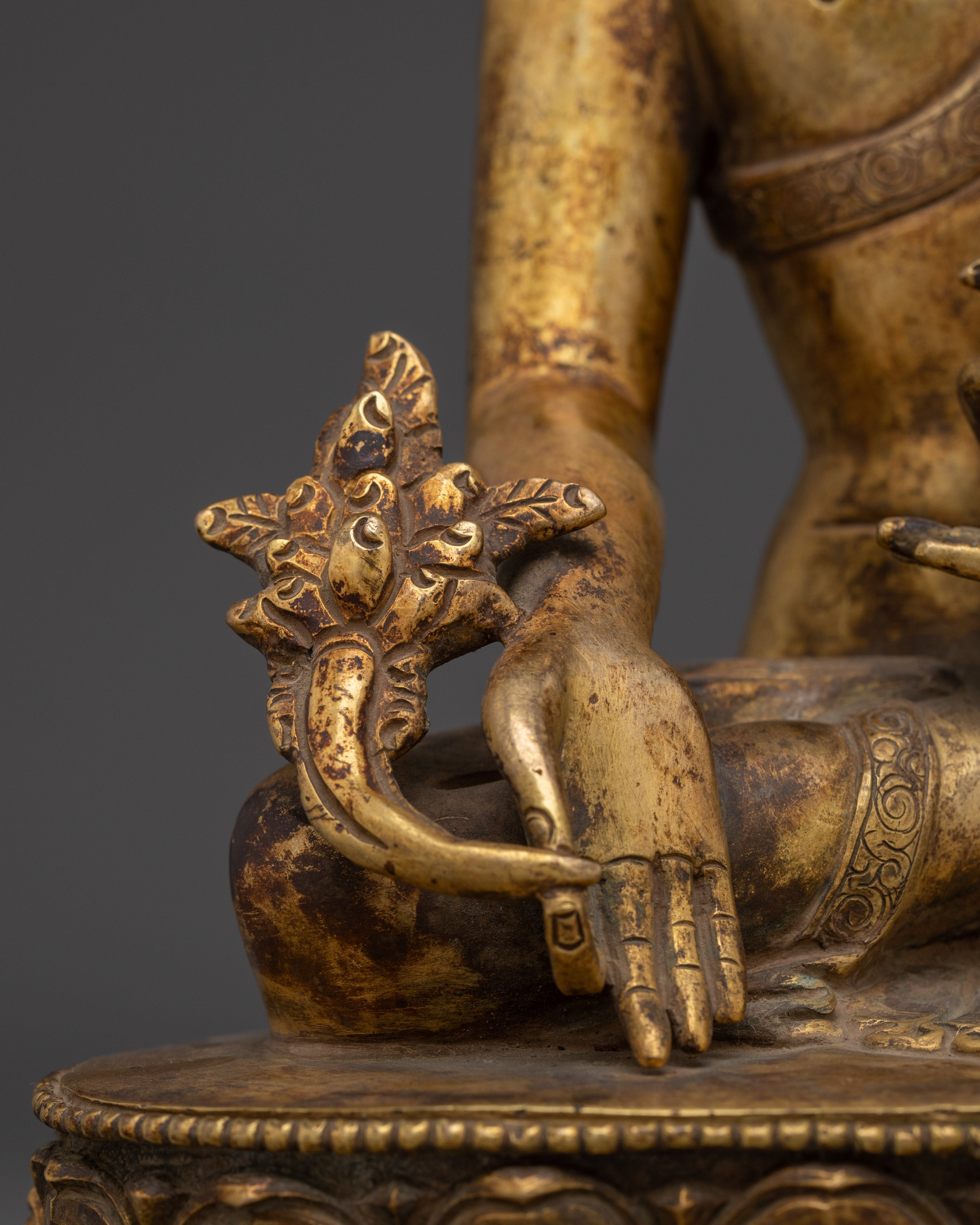 Sacred Buddhist Trio | Symbol of Healing and Enlightenment