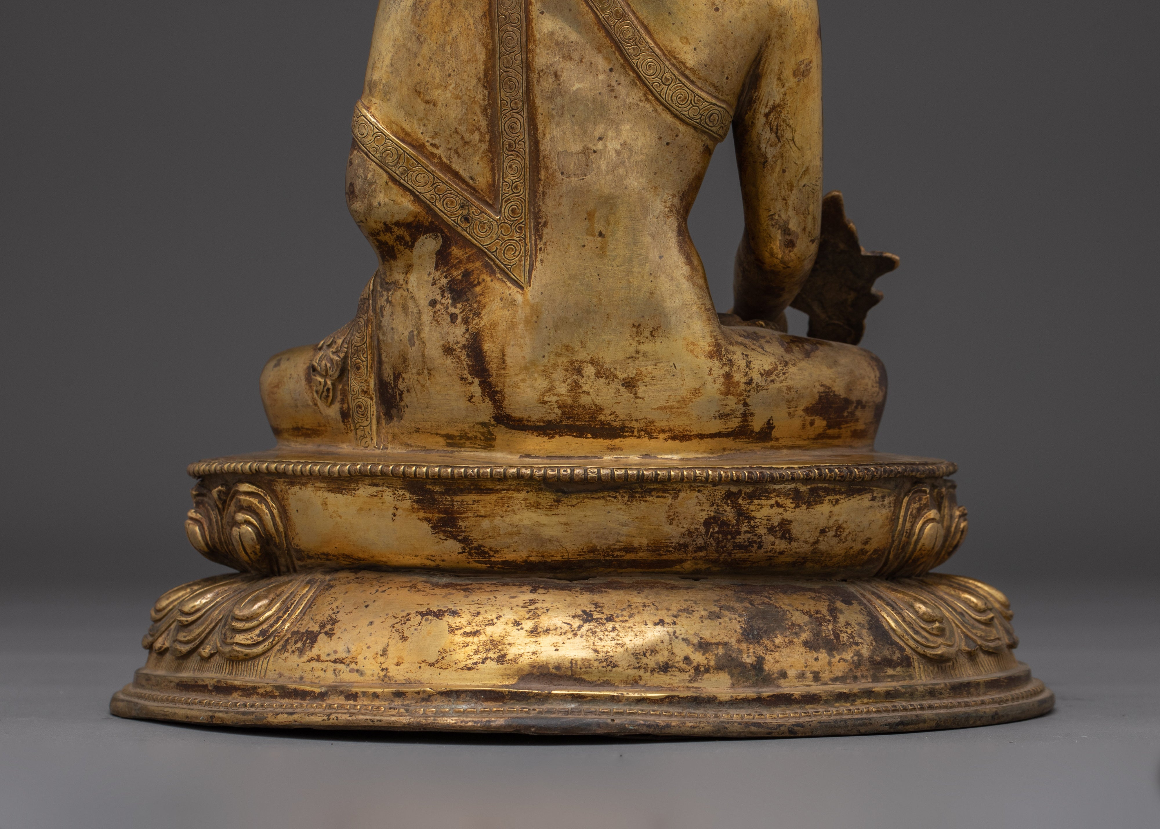 Handcrafted Vajrayana Art of Medicine Buddha | Healing Deity