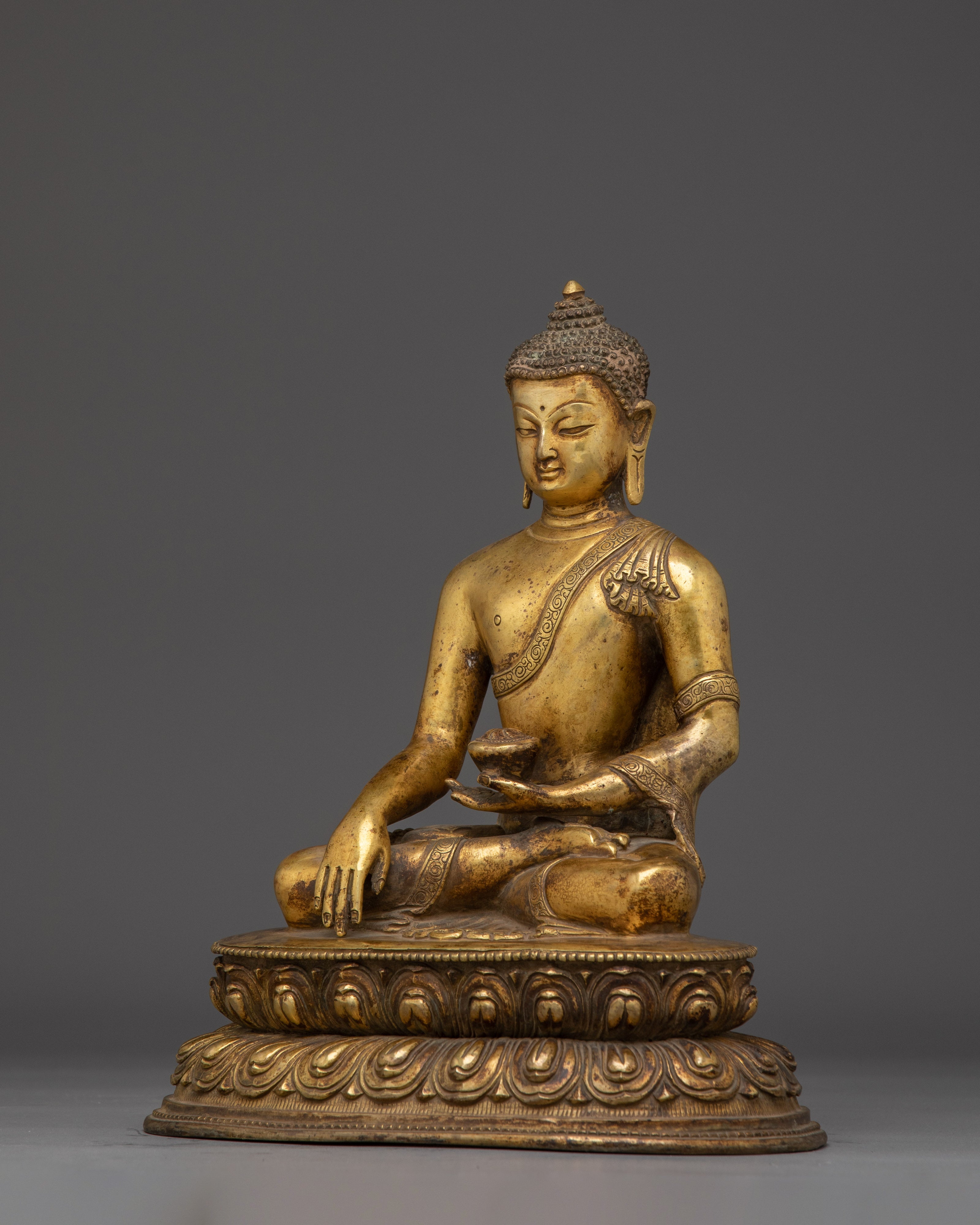 Sacred Buddhist Trio | Symbol of Healing and Enlightenment