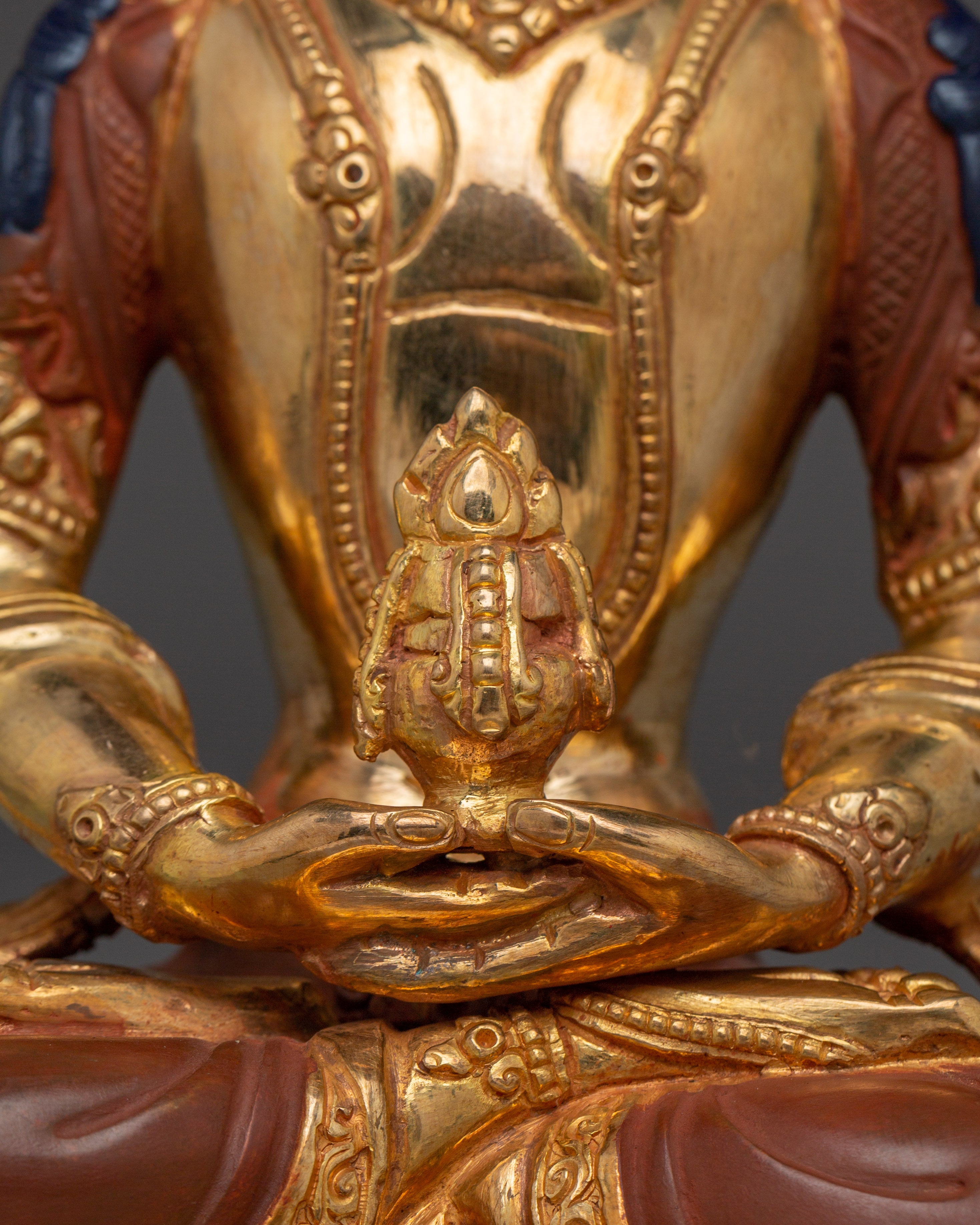 Healing Deity Amitayus Figurine | Traditional Himalayan Art
