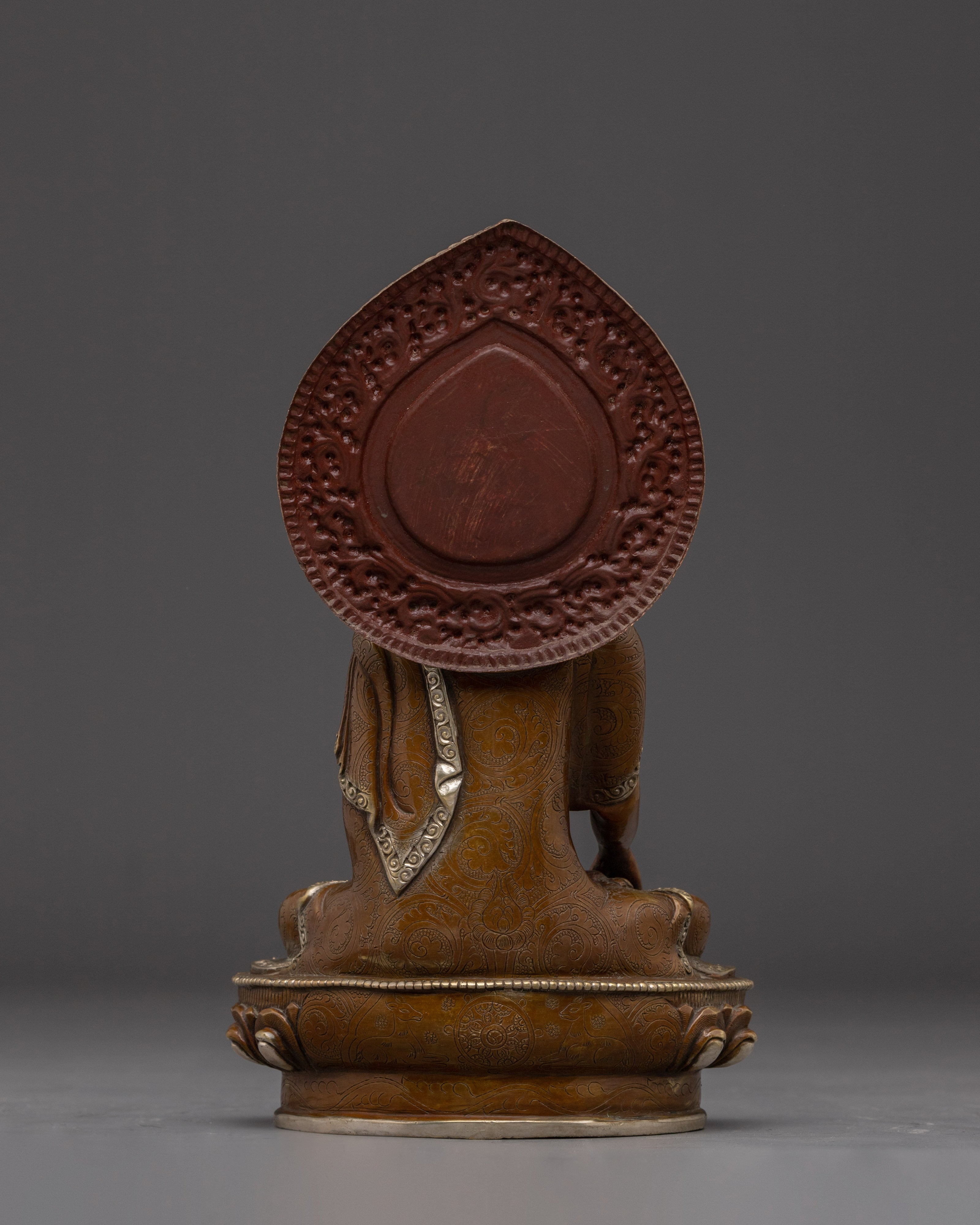 Oxidized Five Buddha Set Statue | Five Dhyani Buddha Artwork