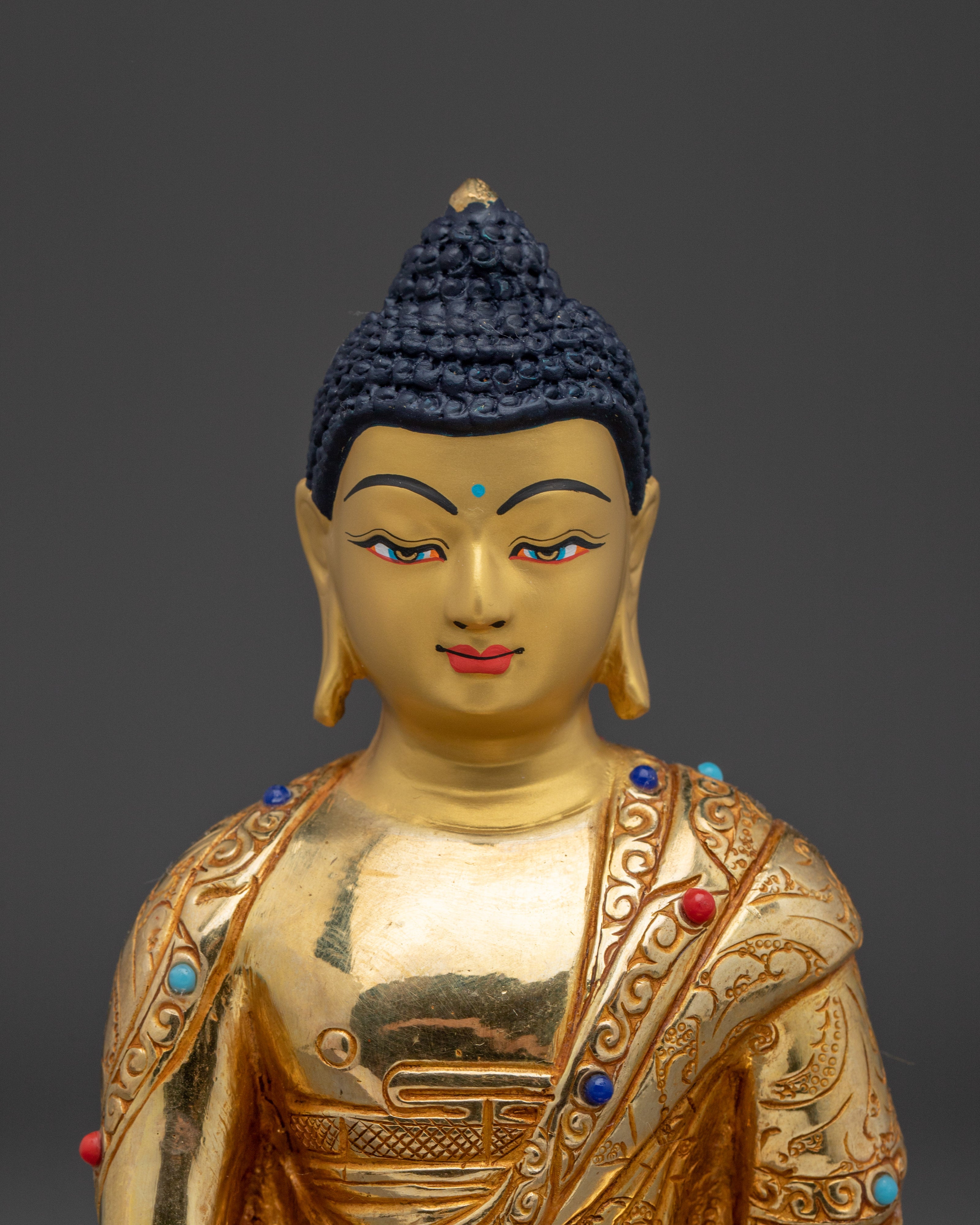 Golden Three Buddha Statue Set | Symbol of Peace and Enlightenment