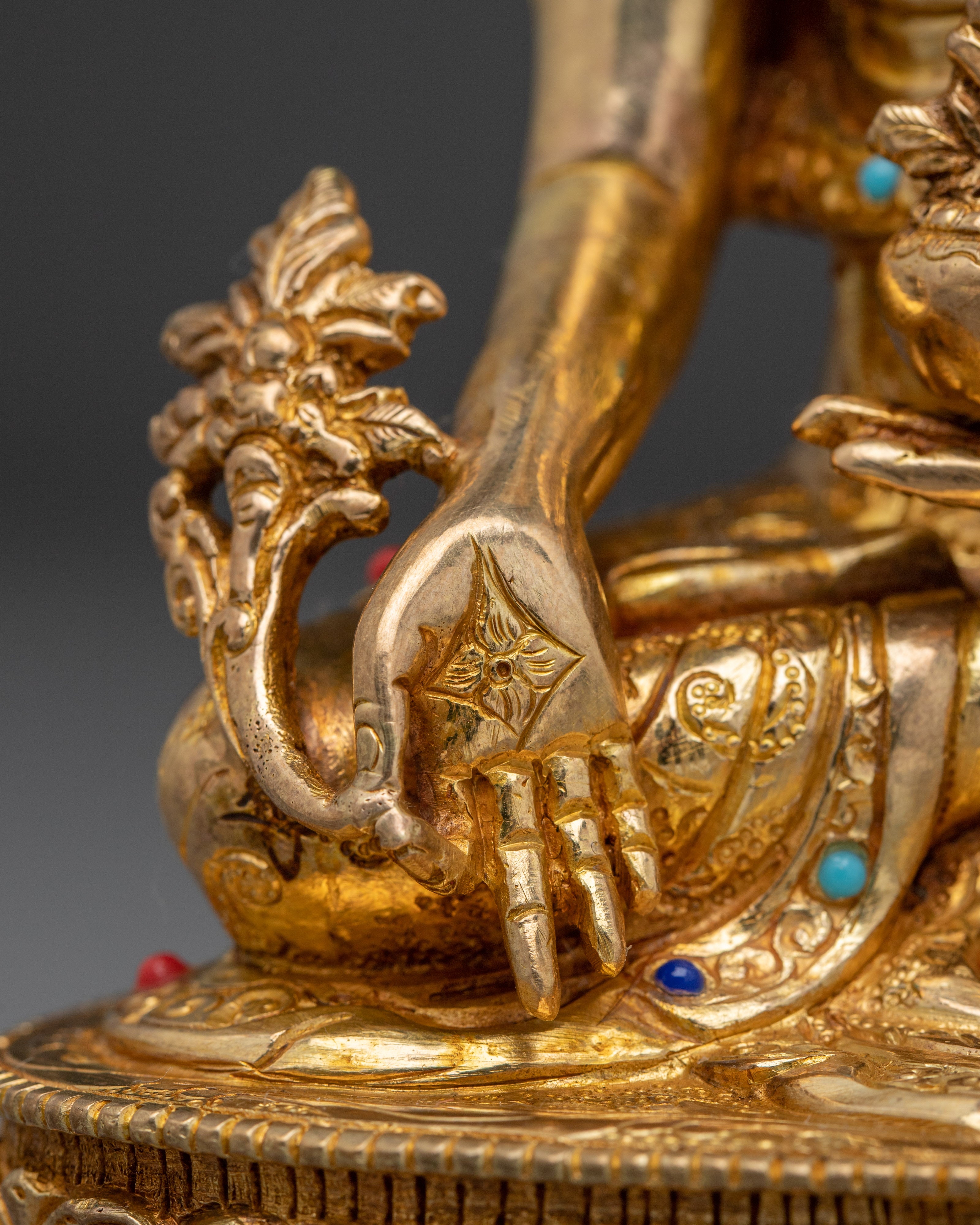Golden Three Buddha Statue Set | Symbol of Peace and Enlightenment