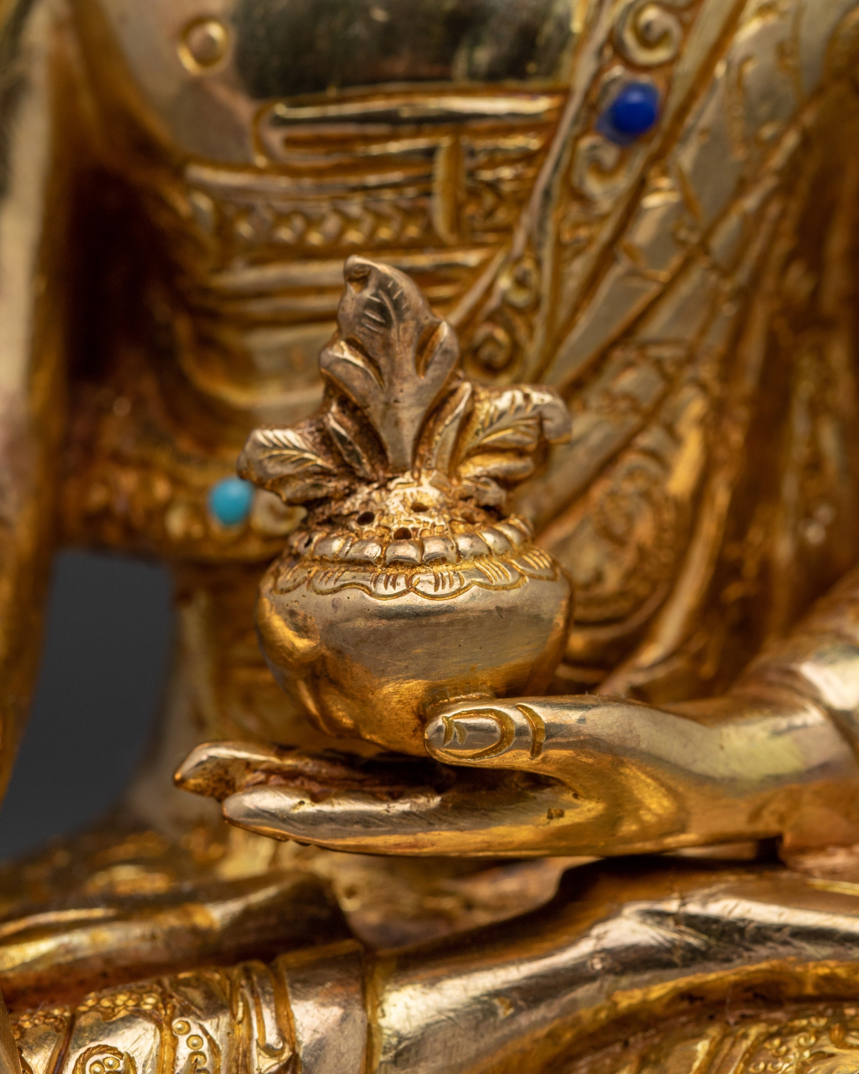 Golden Three Buddha Statue Set | Symbol of Peace and Enlightenment