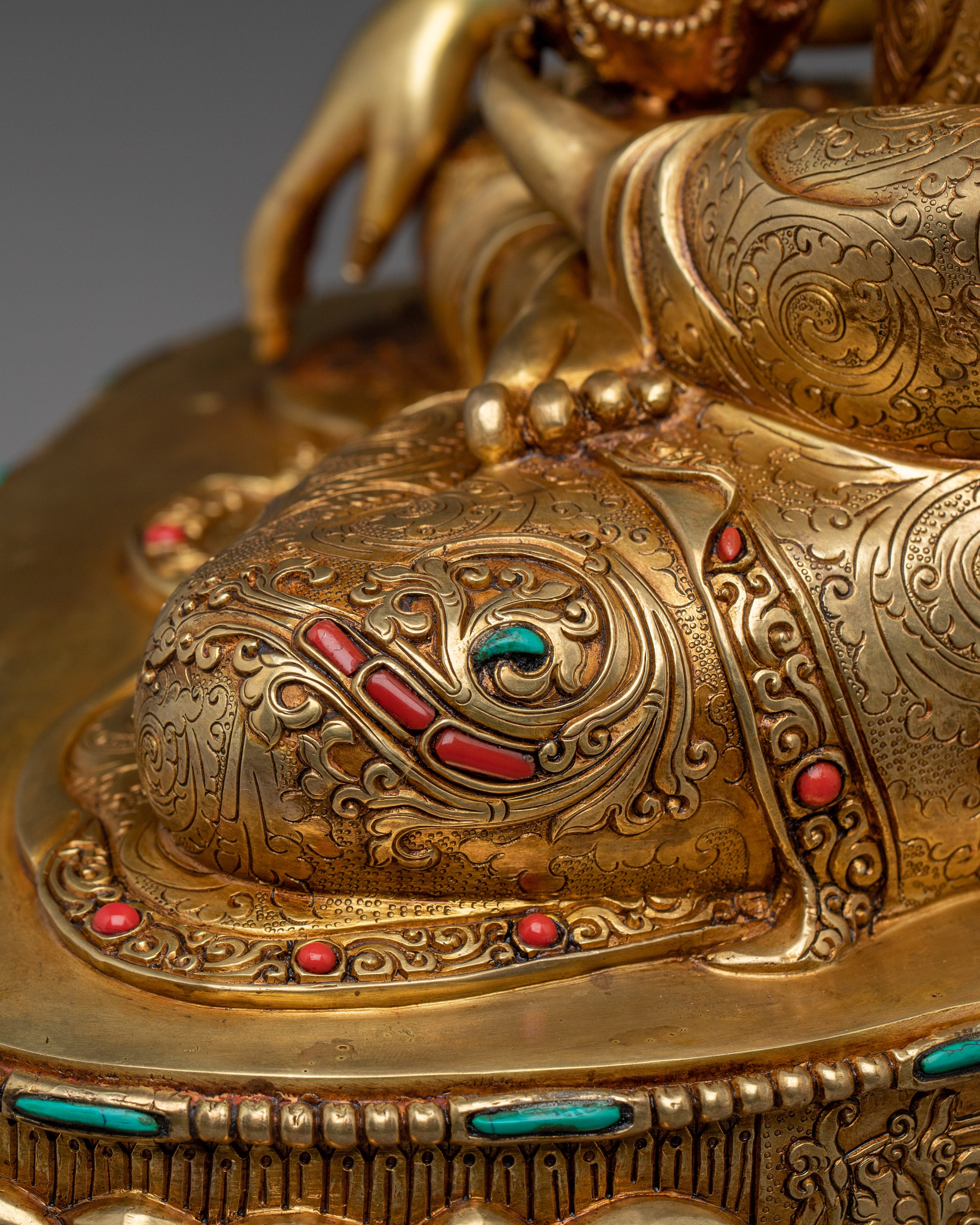 Handcrafted Golden Shakyamuni Buddha Artwork | Symbol of Enlightenment